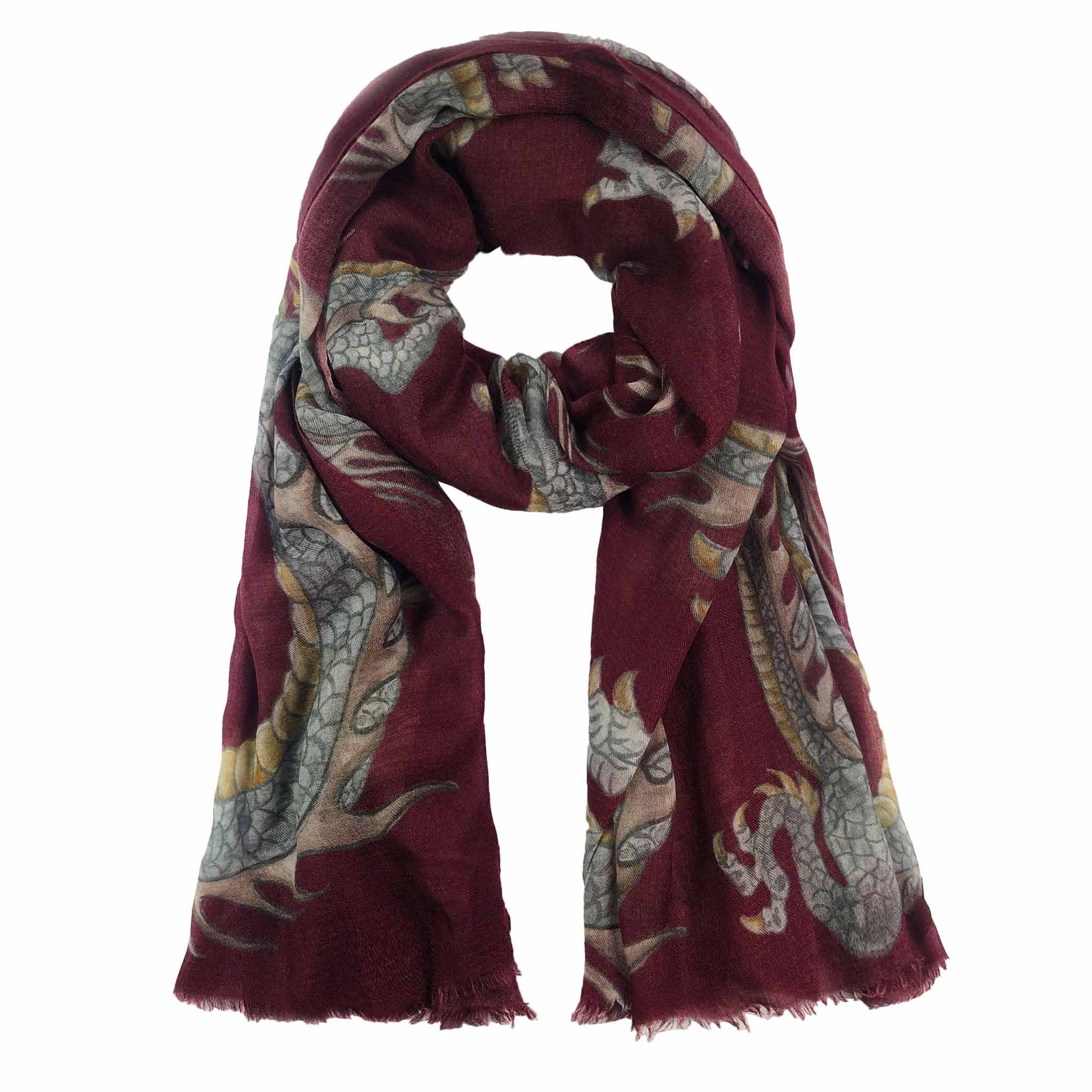 DRAGON CASHMERE SCARF