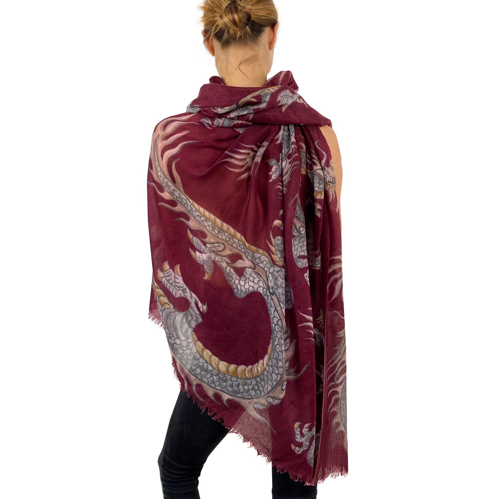 DRAGON CASHMERE SCARF