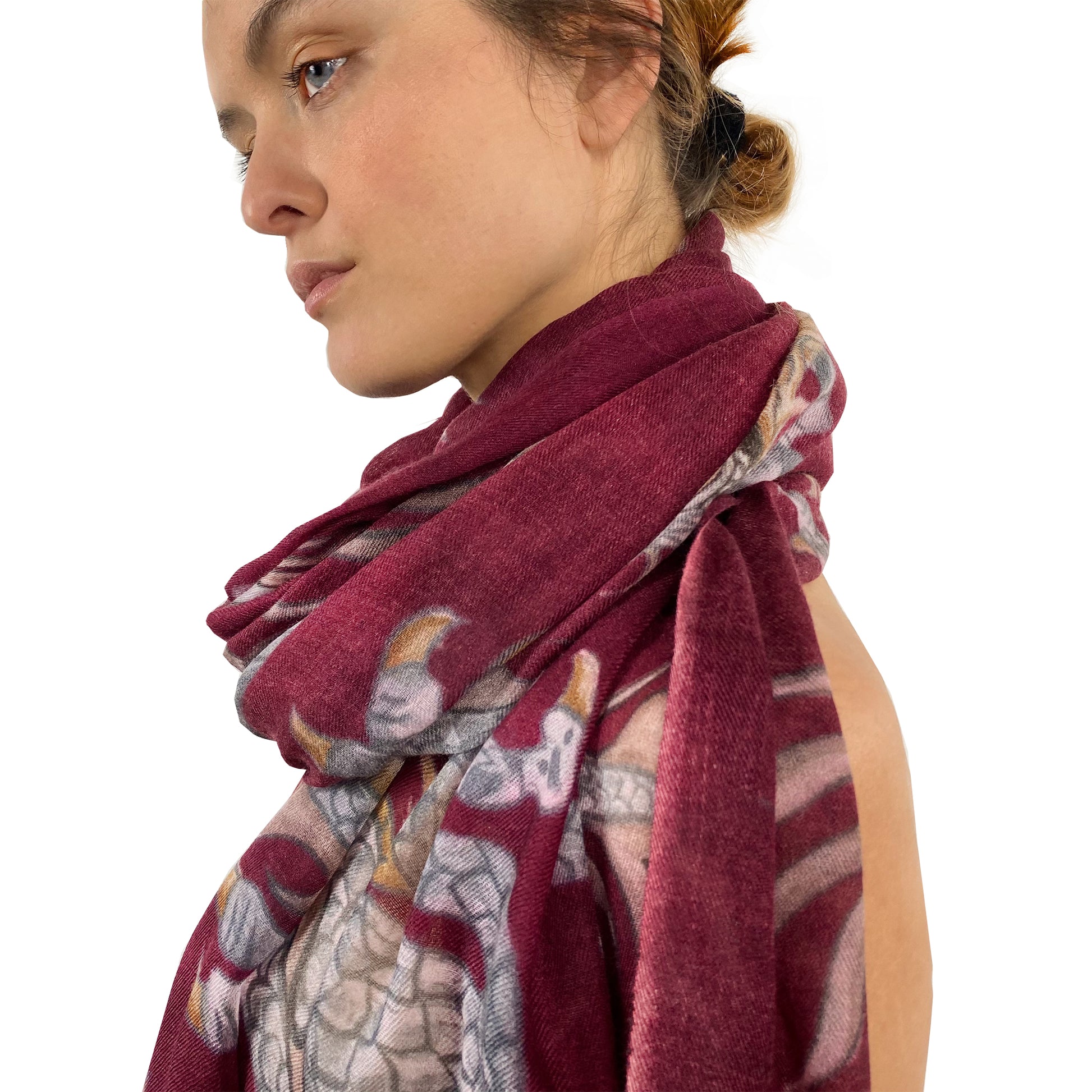 DRAGON CASHMERE SCARF