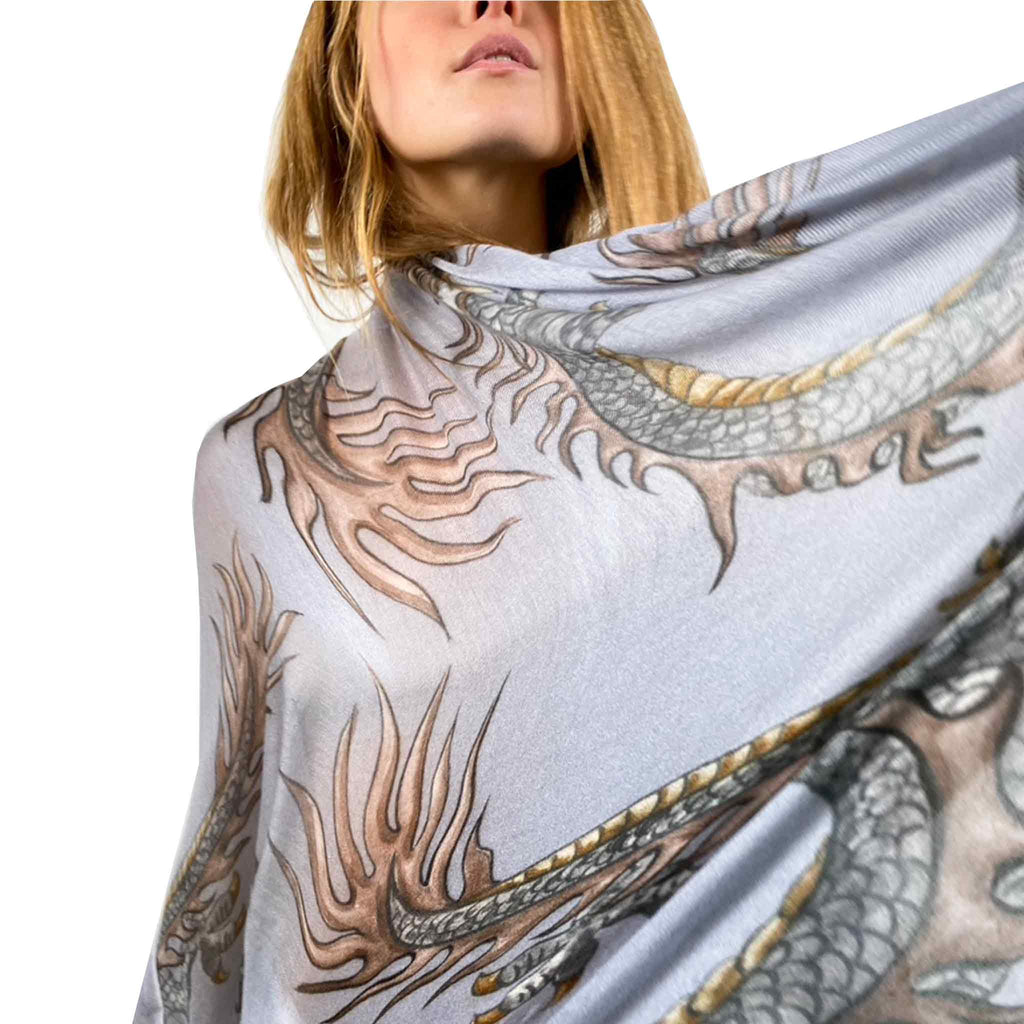 DRAGON CASHMERE SCARF