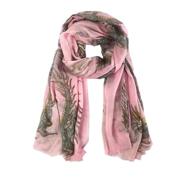 DRAGON CASHMERE SCARF