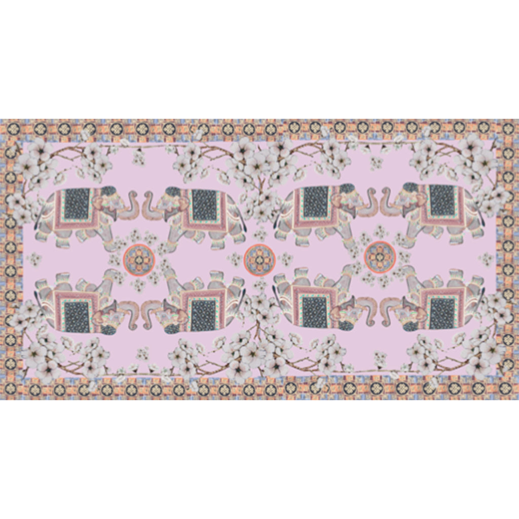 ELEPHANT CEREMONY CASHMERE SCRAF