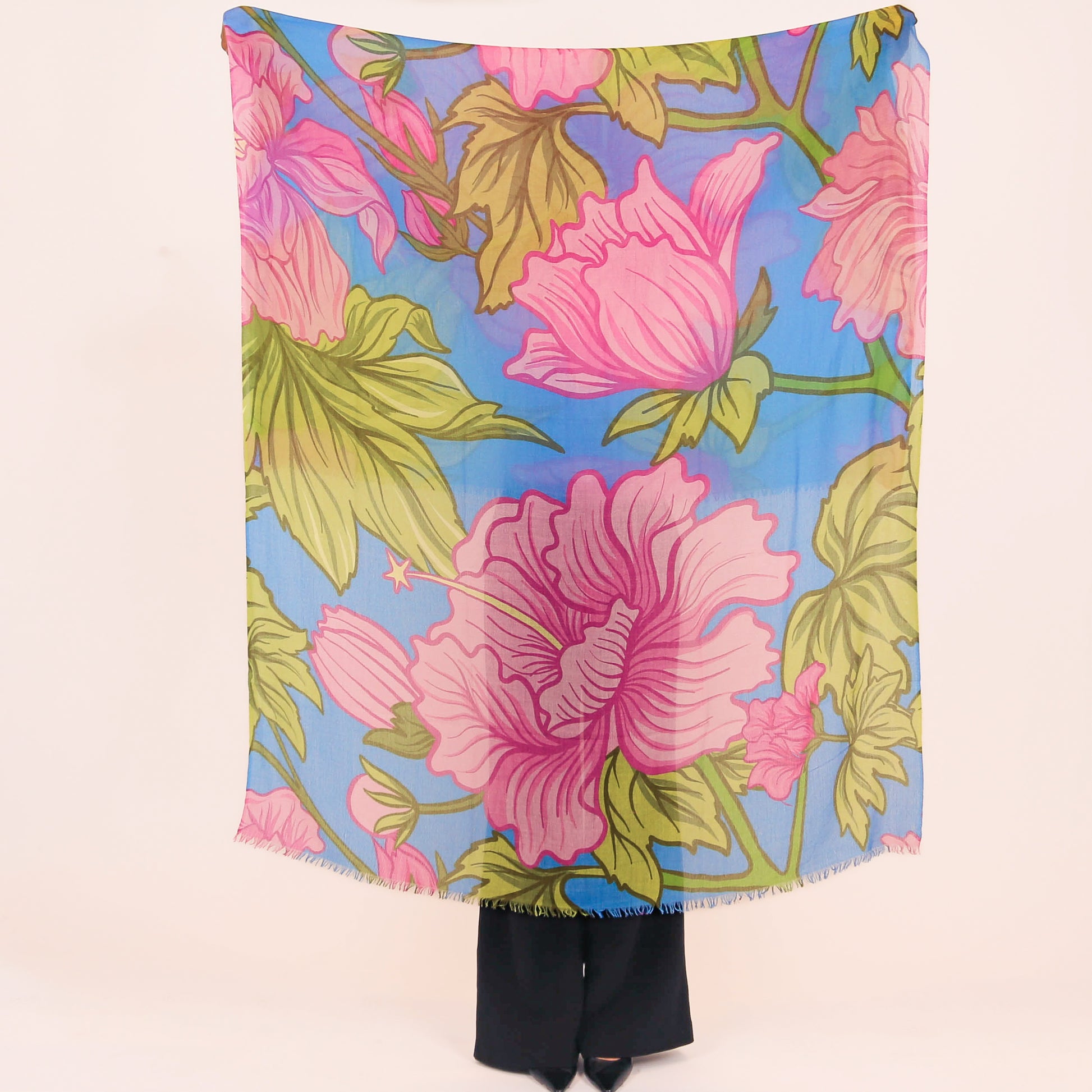 PEONY CASHMERE SCARF