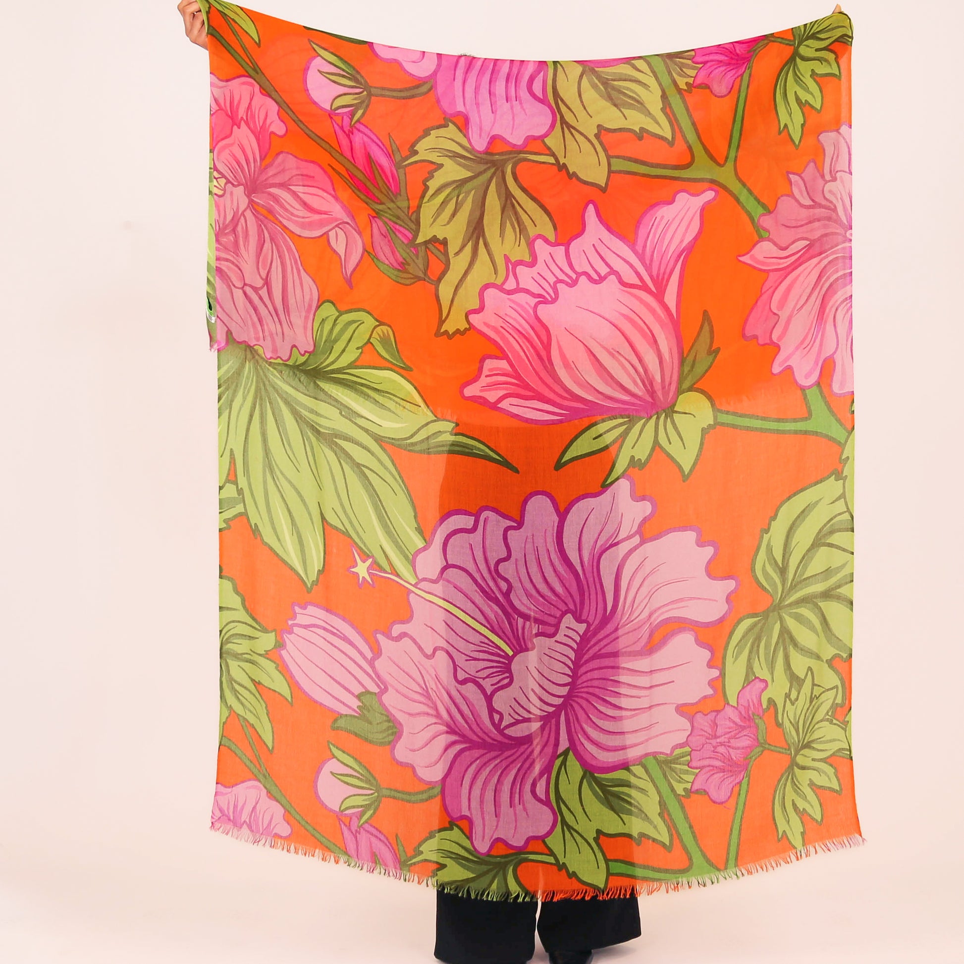 PEONY CASHMERE SCARF