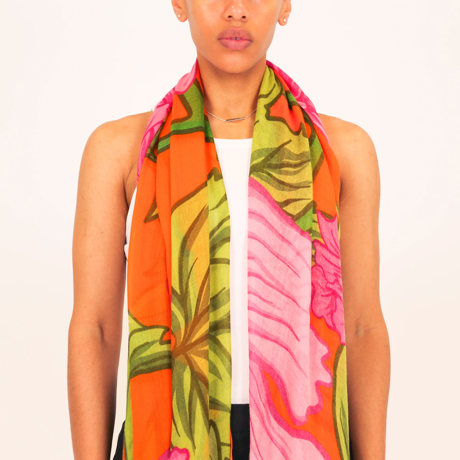 PEONY CASHMERE SCARF