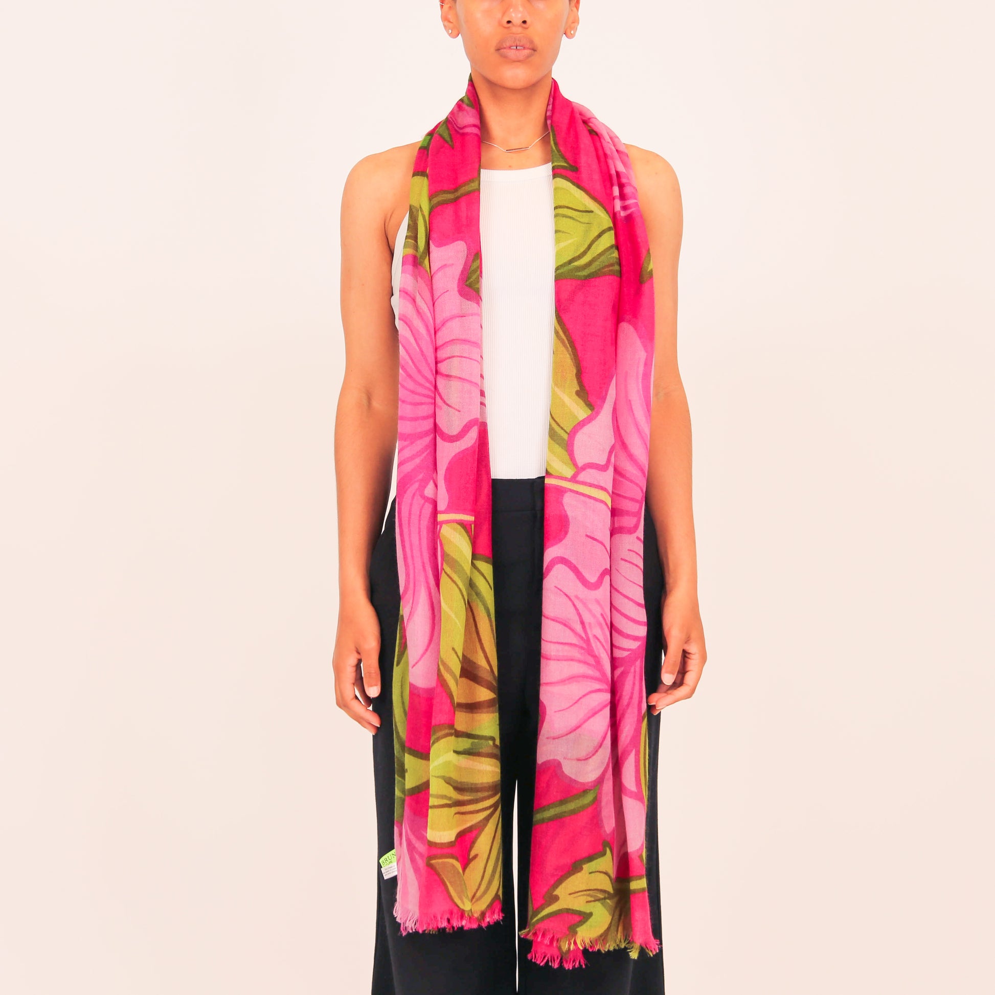 PEONY CASHMERE SCARF