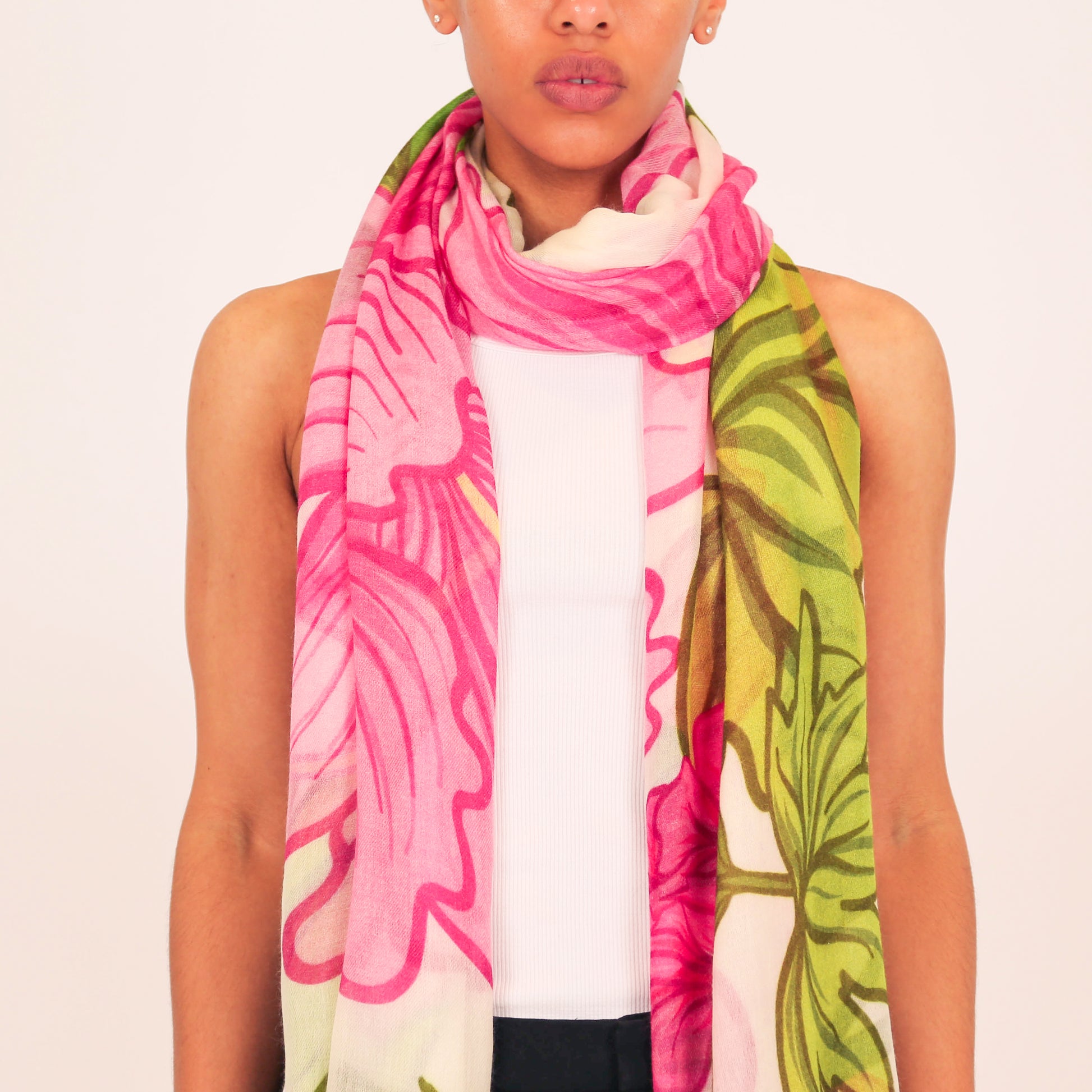 PEONY CASHMERE SCARF