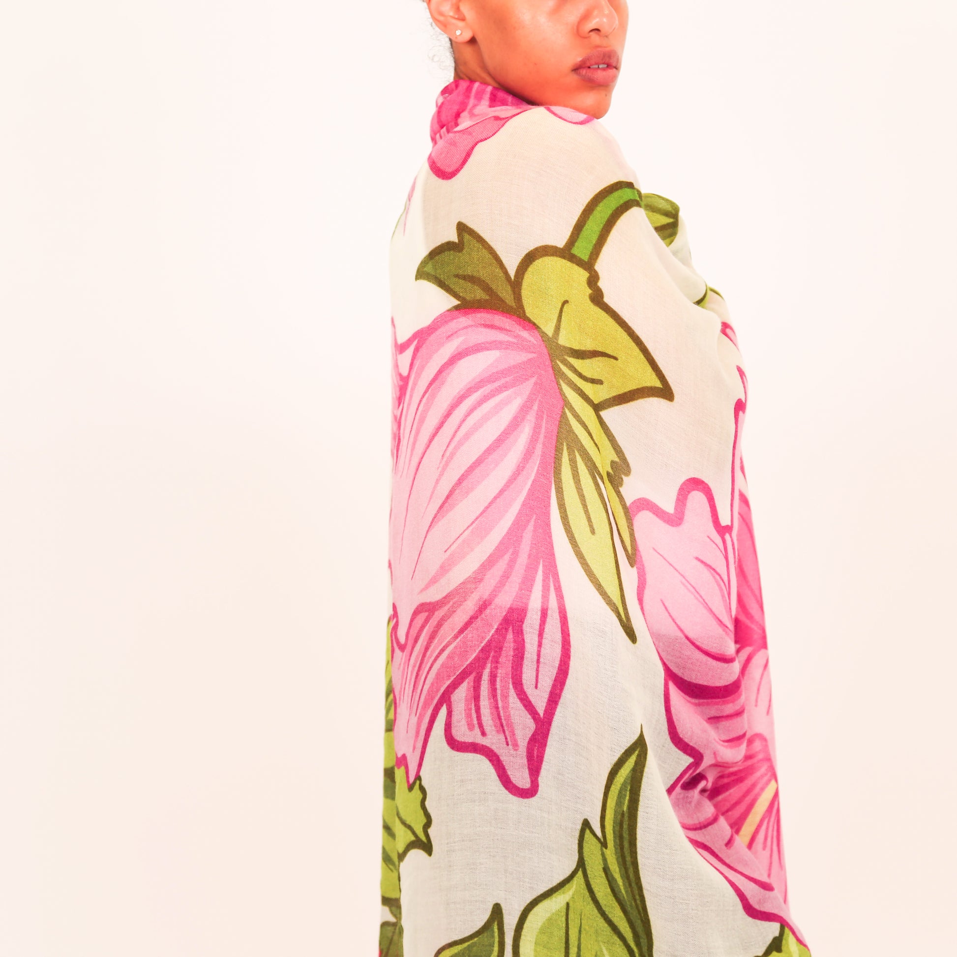 PEONY CASHMERE SCARF