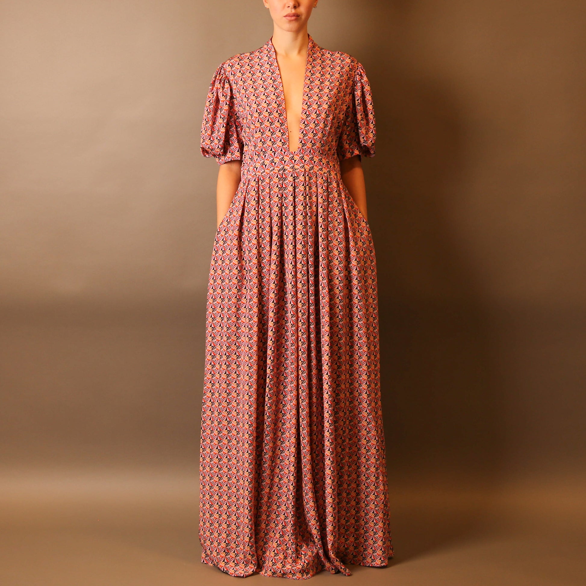 RETRO LONG DRESS