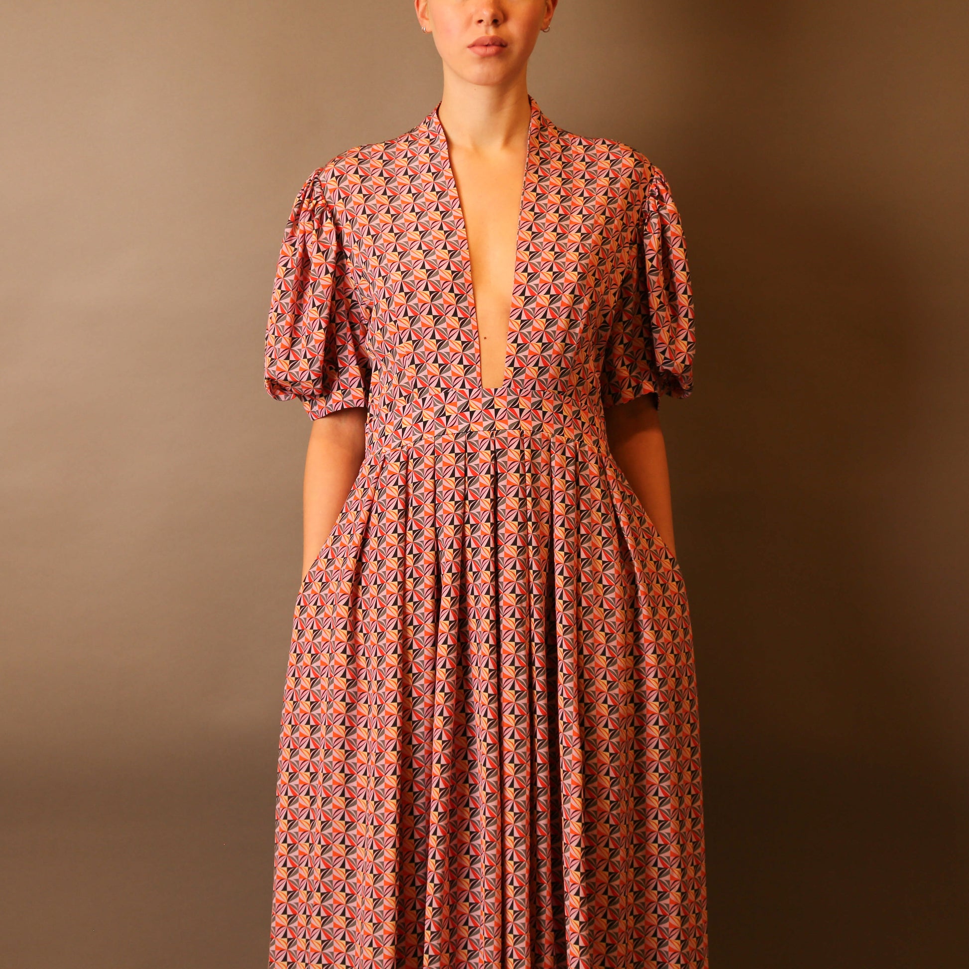 RETRO LONG DRESS