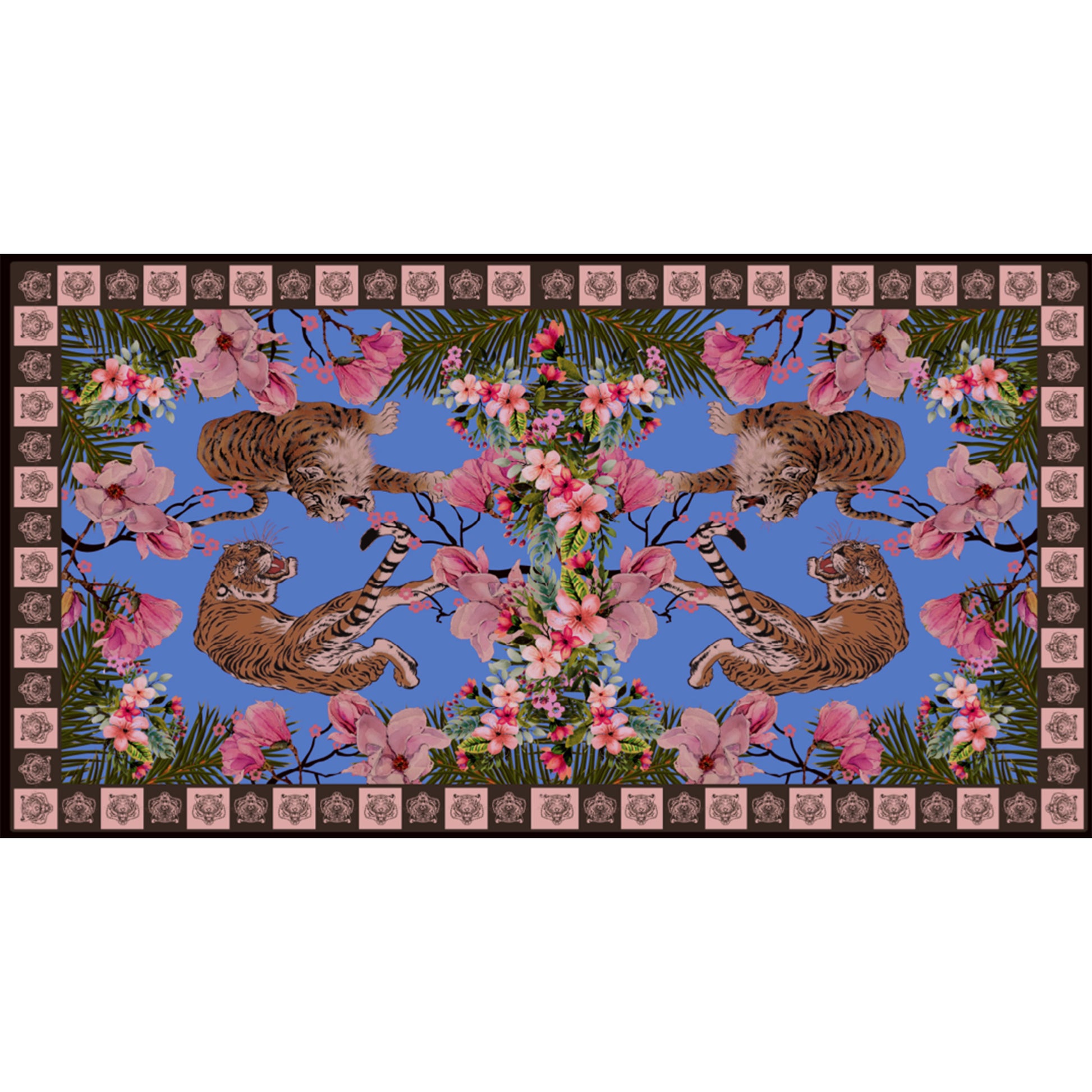 ROARING TIGER CASHMERE SCARF