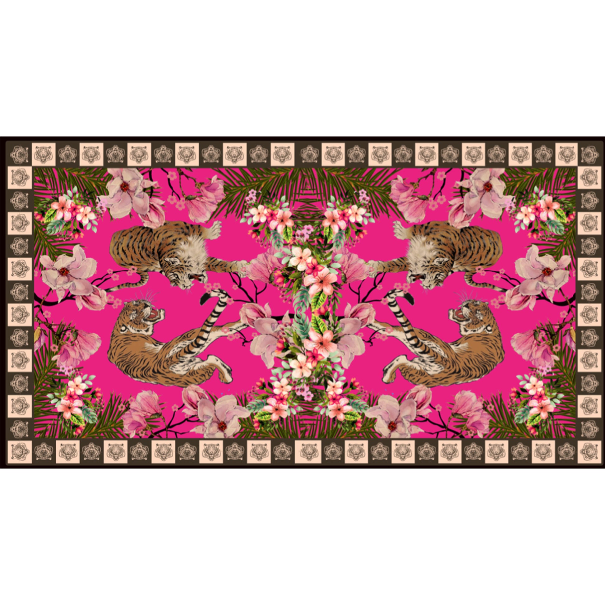 ROARING TIGER CASHMERE SCARF