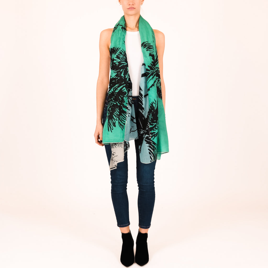 SAFARI 3 COLOR FELTED CASHMERE SCARF