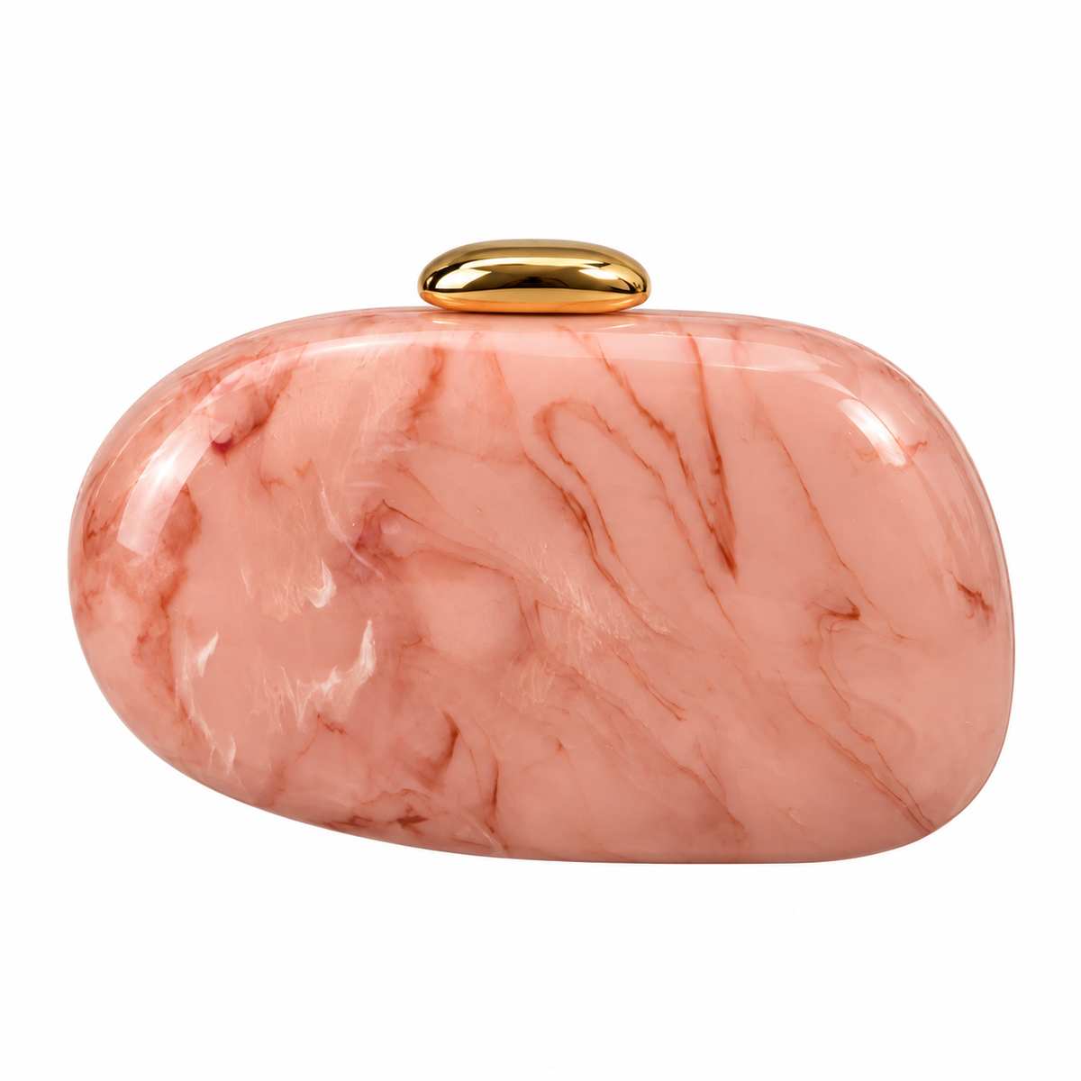 MARBLE CLUTCH - ROSE