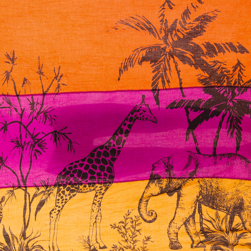 SAFARI 3 COLOR FELTED CASHMERE SCARF