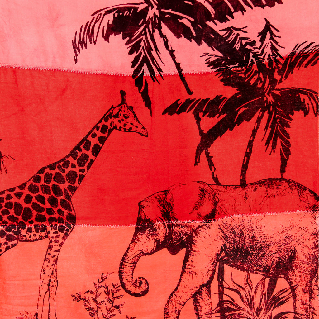 SAFARI 3 COLOR FELTED CASHMERE SCARF