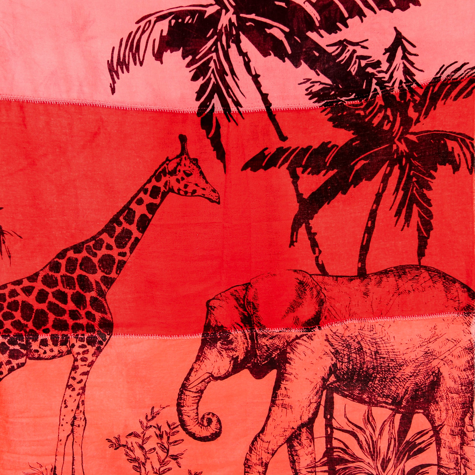 SAFARI 3 COLOR FELTED CASHMERE SCARF