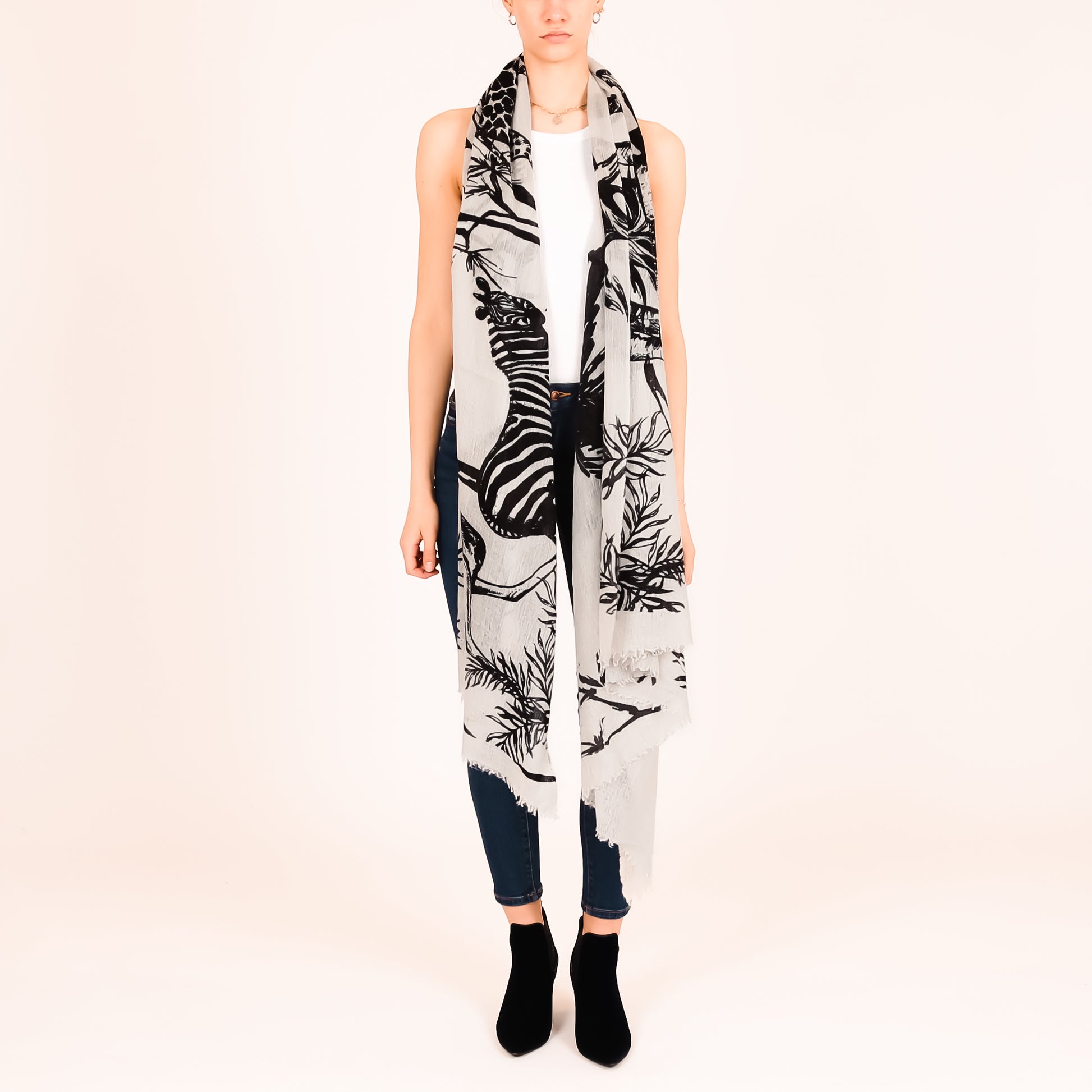 SAFARI FELTED CASHMERE SCARF