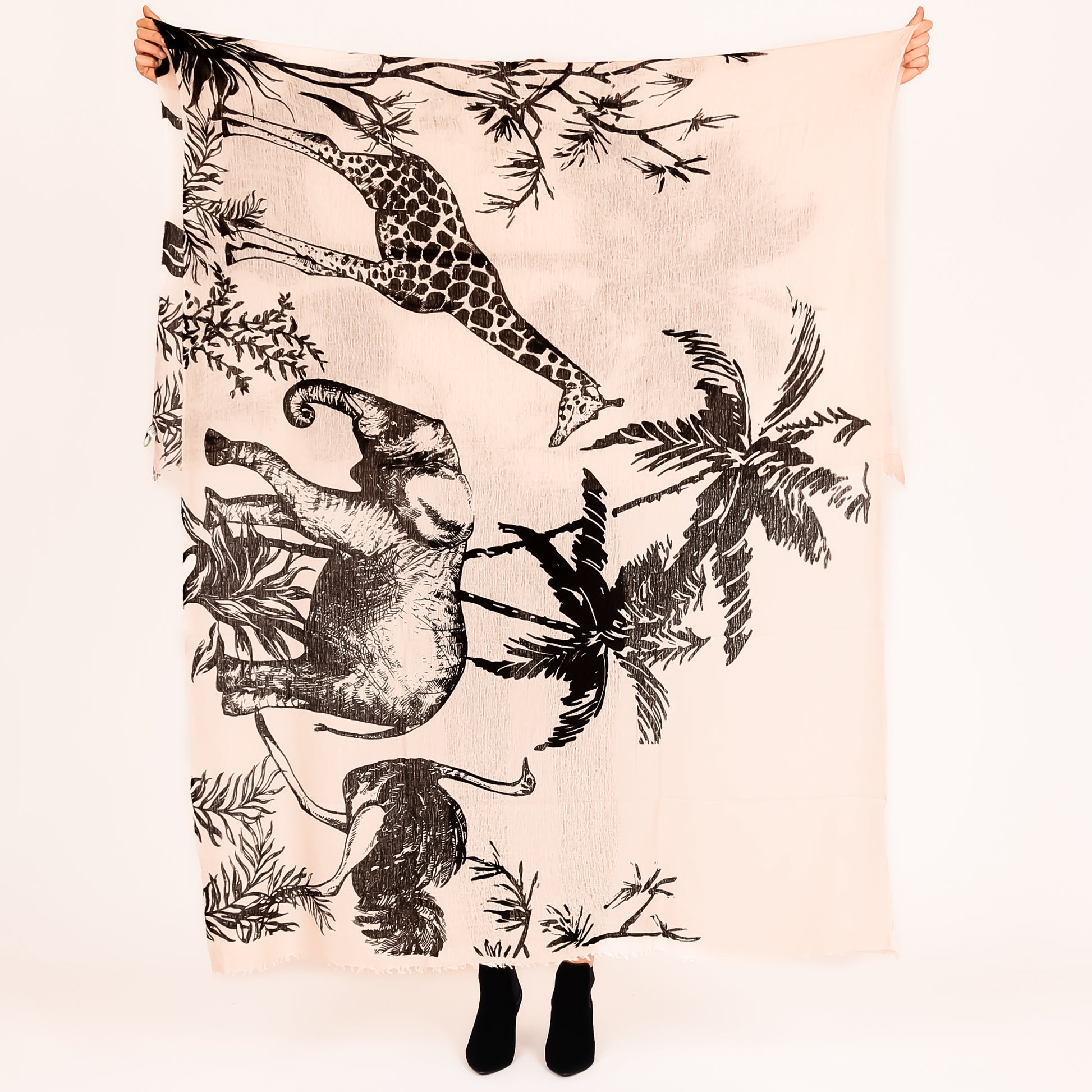 SAFARI FELTED CASHMERE SCARF