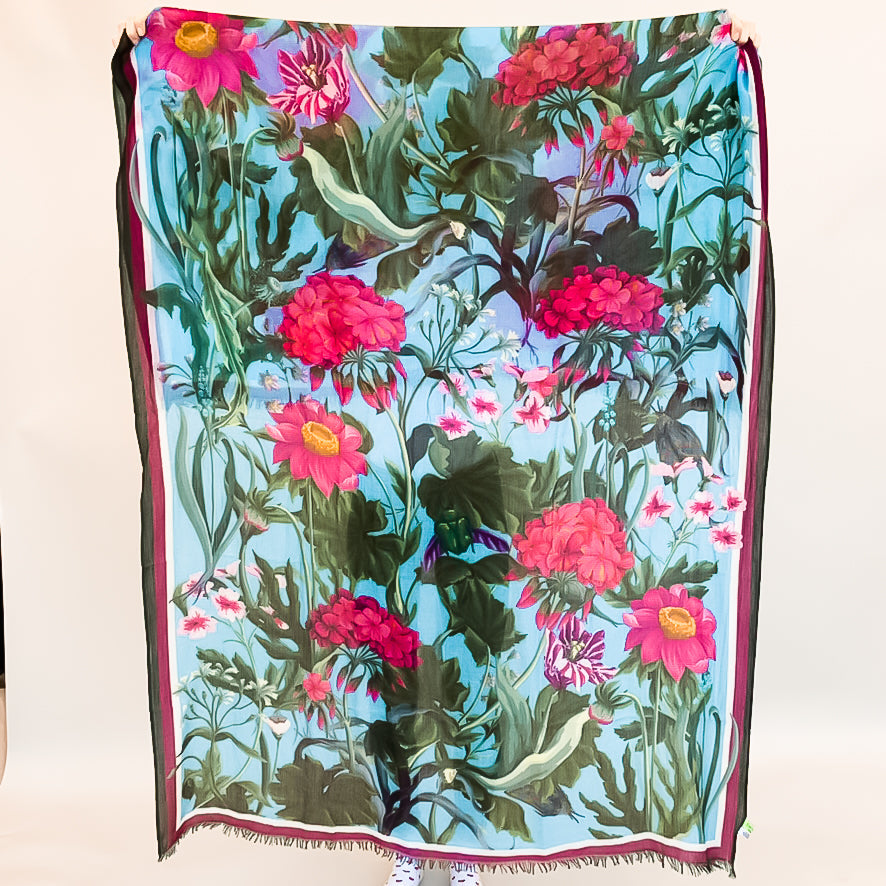 SPRING BLISS CASHMERE SCARF