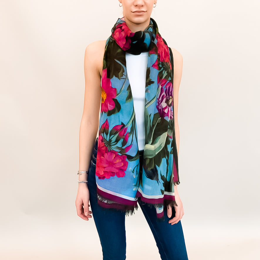 SPRING BLISS CASHMERE SCARF