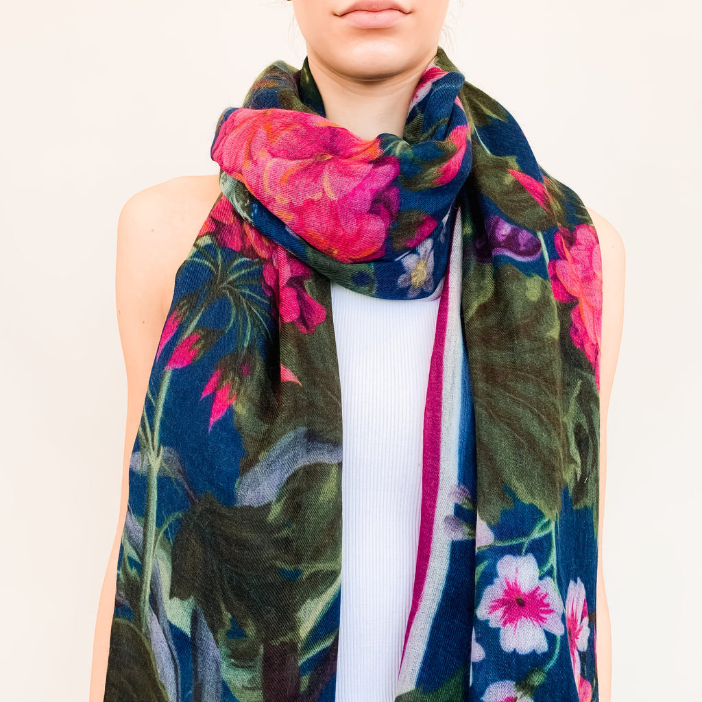 SPRING BLISS CASHMERE SCARF