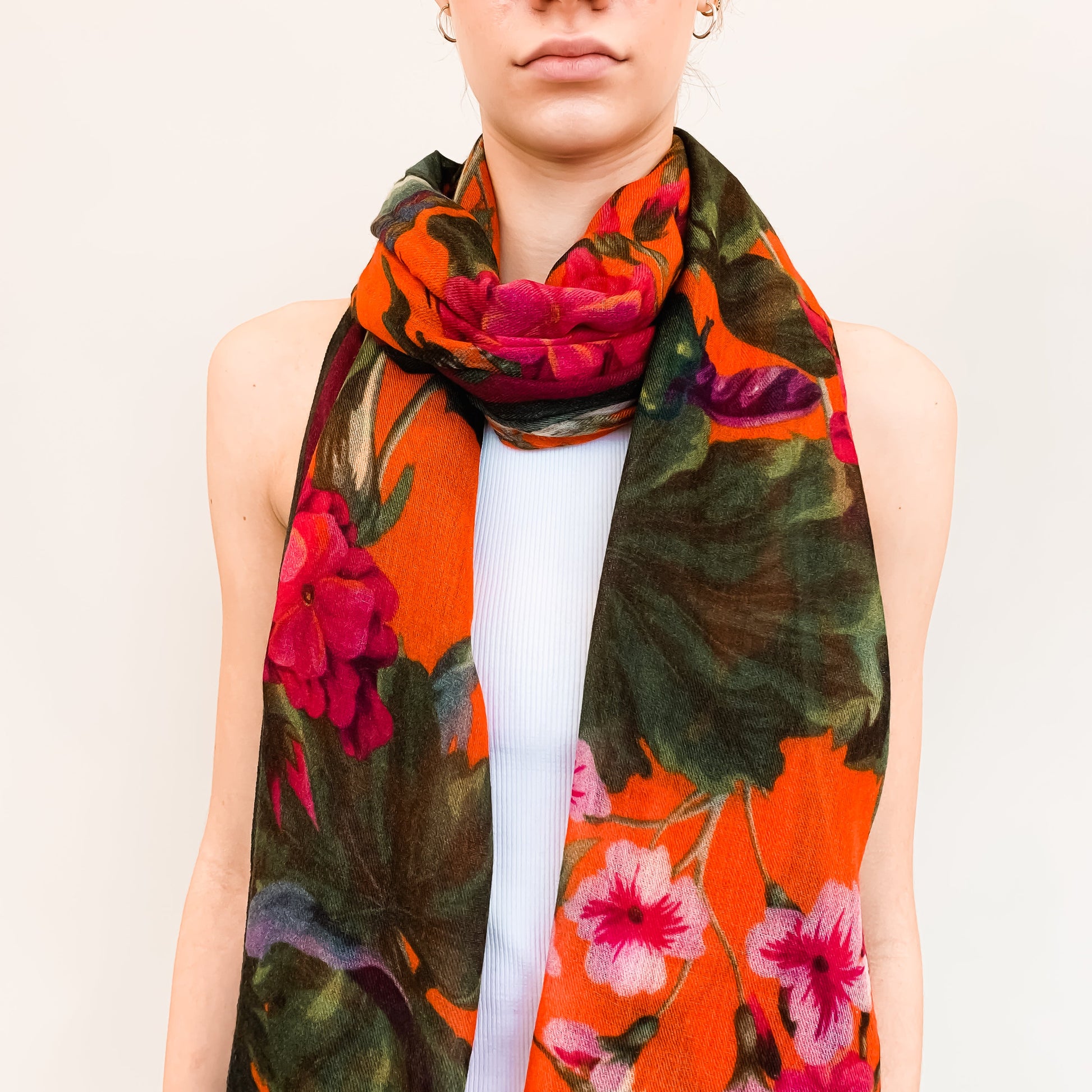 SPRING BLISS CASHMERE SCARF