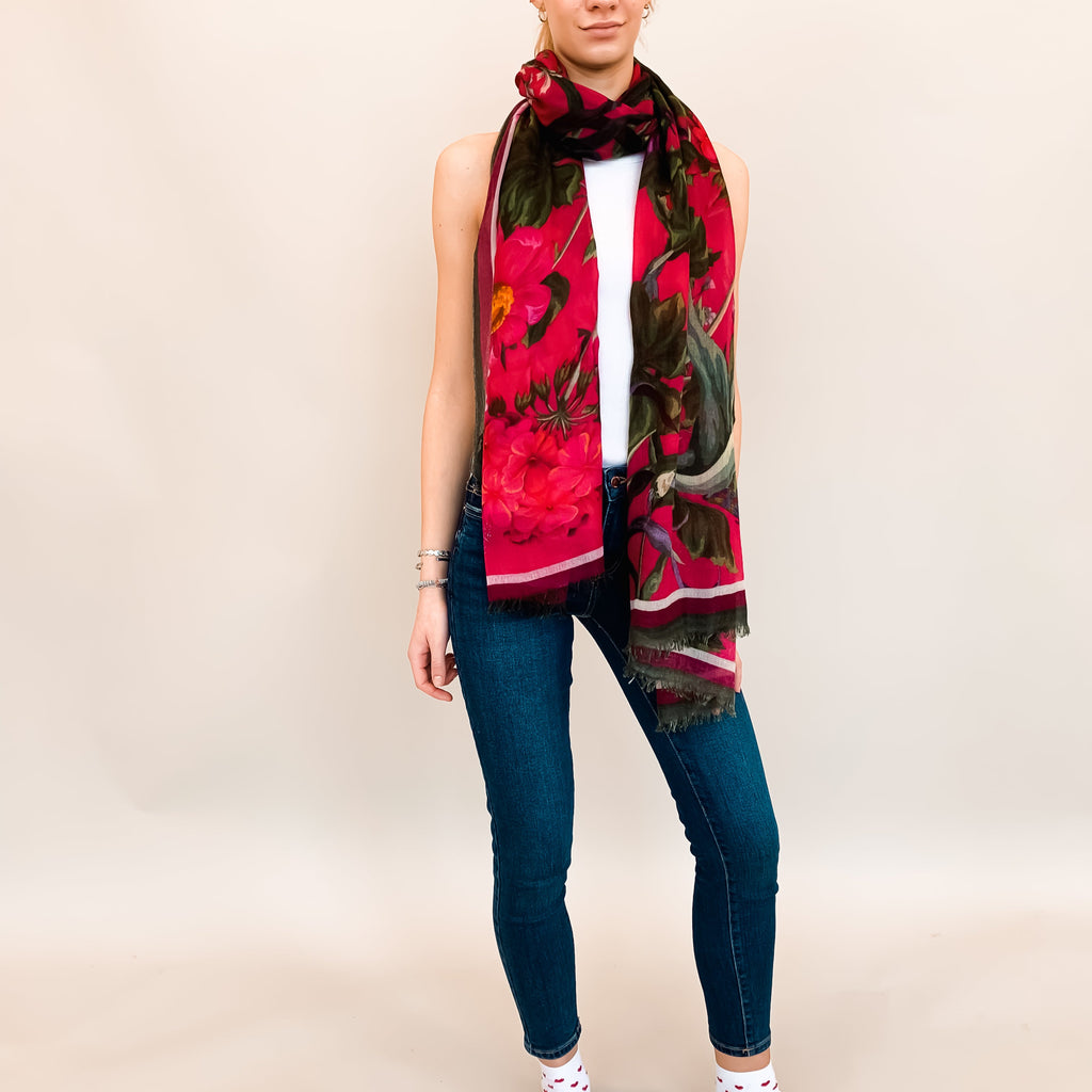 SPRING BLISS CASHMERE SCARF