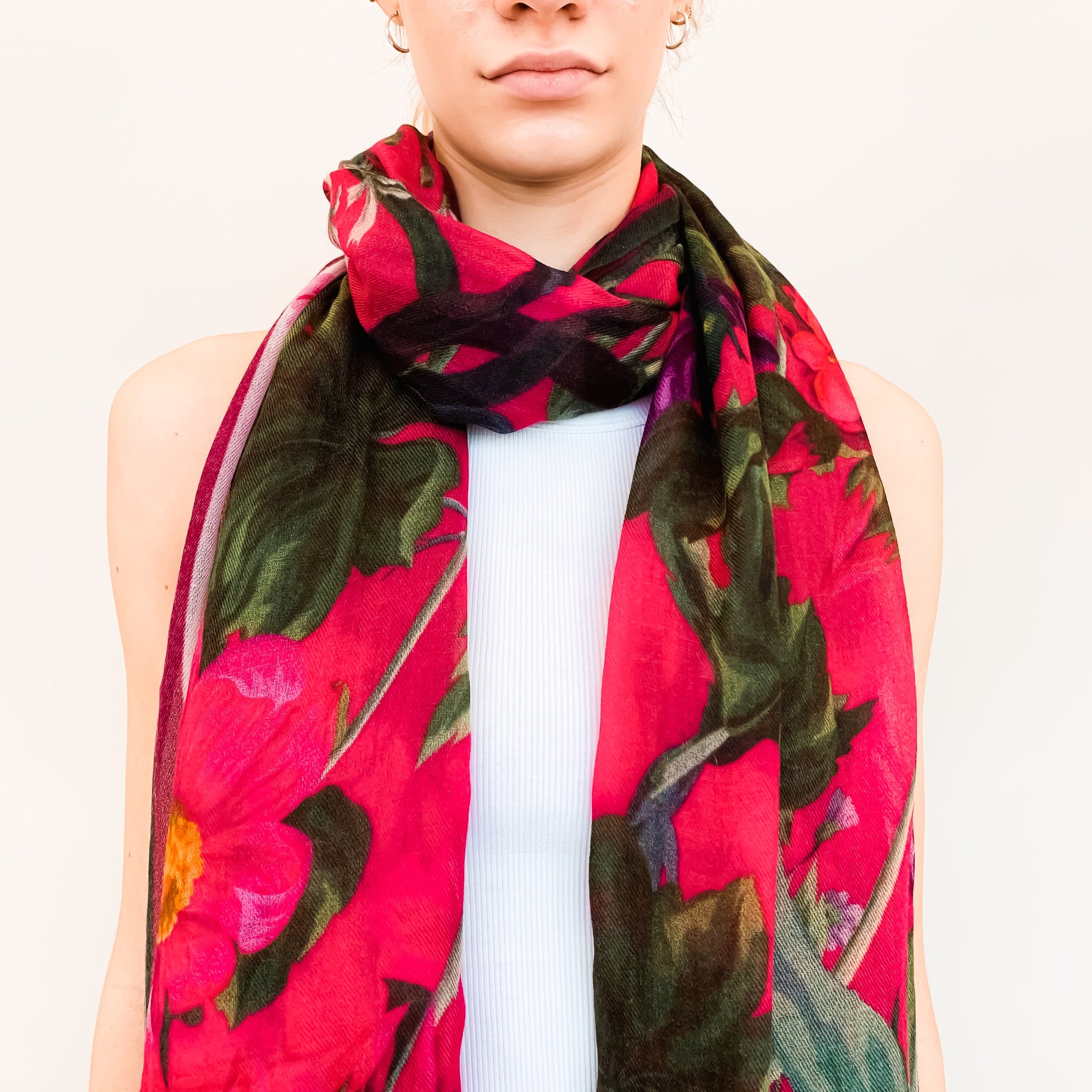 SPRING BLISS CASHMERE SCARF