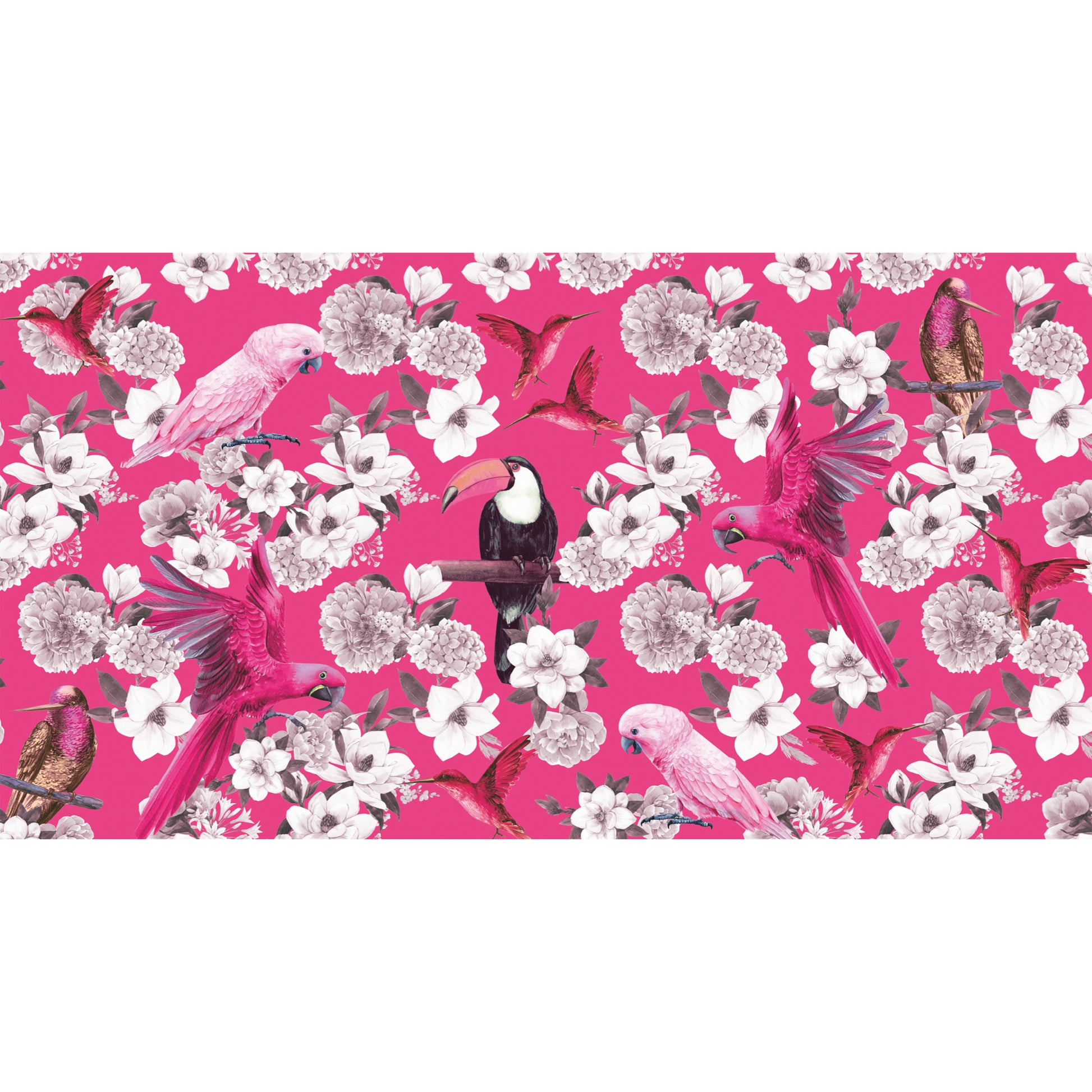 SUMMER BIRDS CASHMERE SCARF