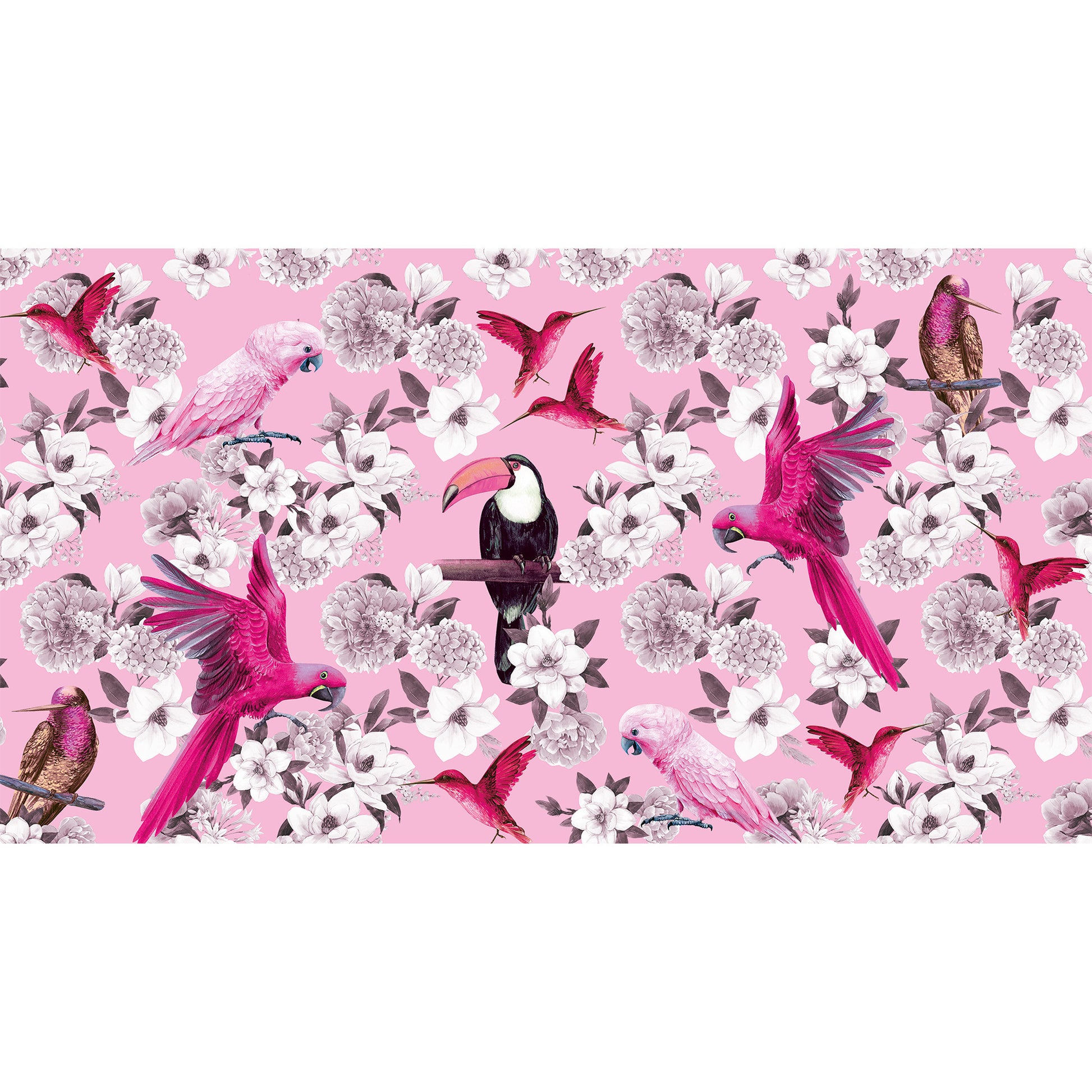 SUMMER BIRDS CASHMERE SCARF