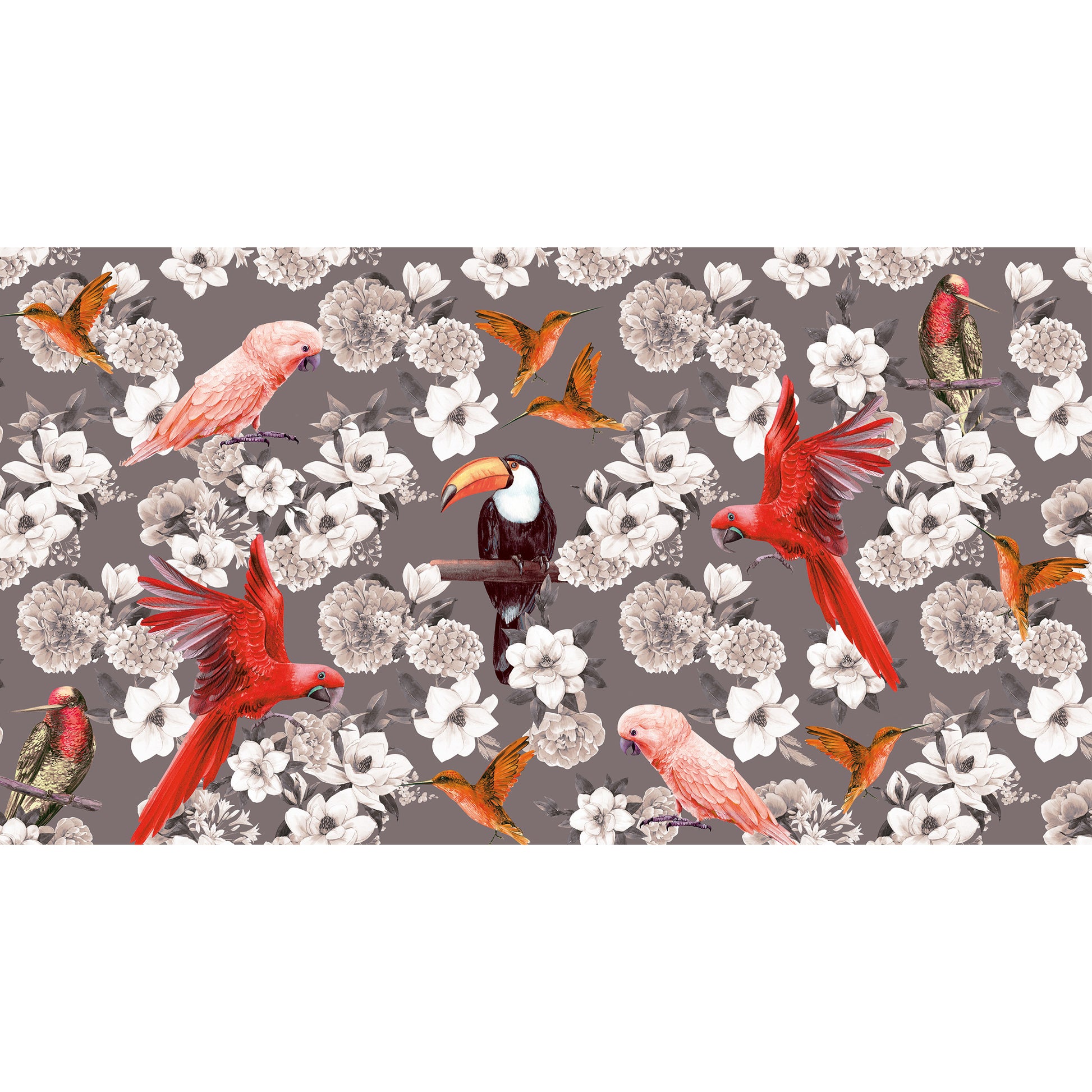 SUMMER BIRDS CASHMERE SCARF