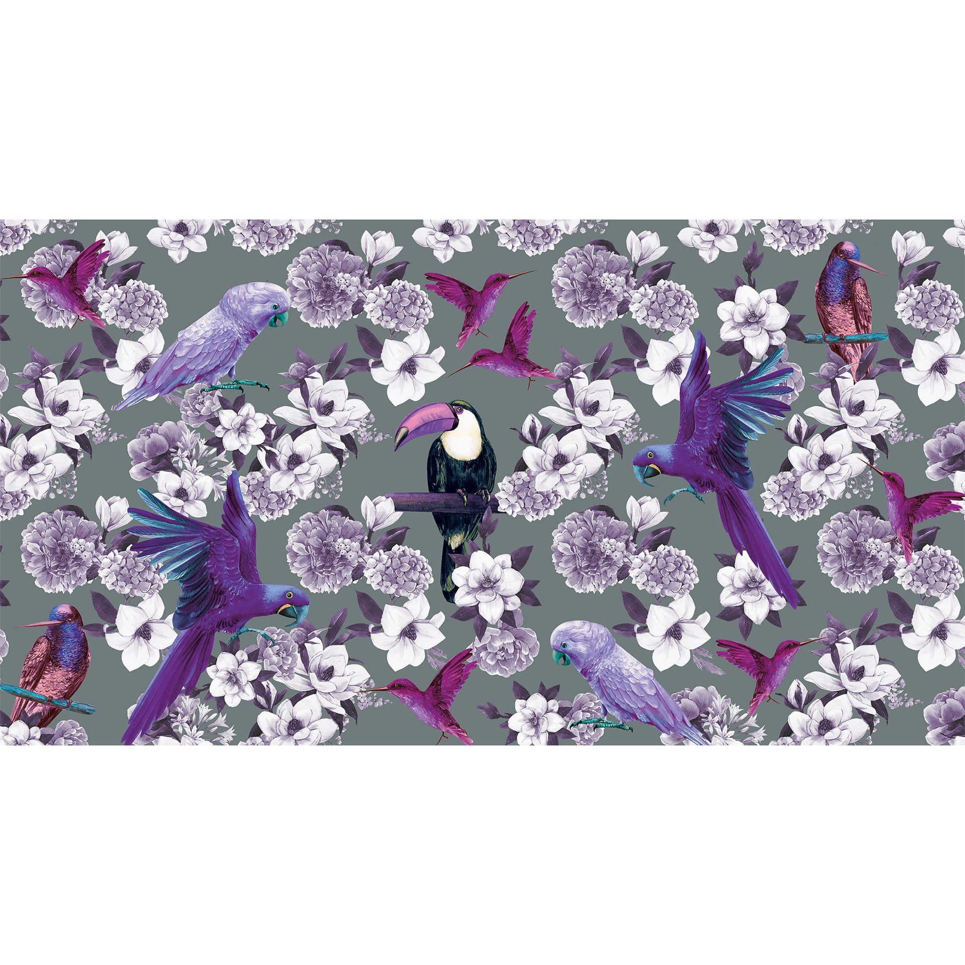 SUMMER BIRDS CASHMERE SCARF