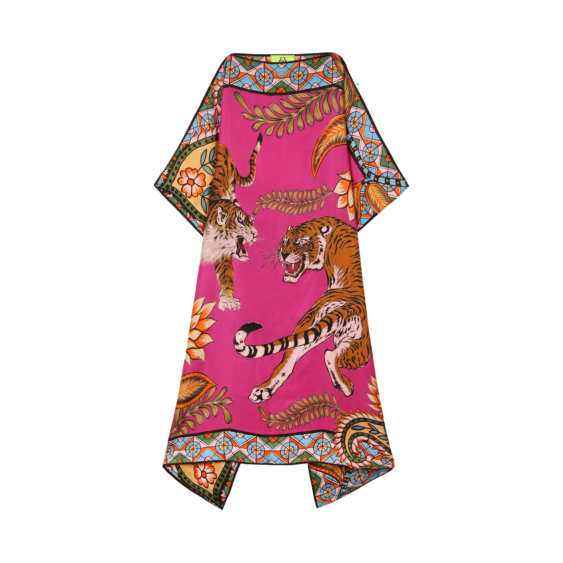 TIGER & JUNGLE SILK TUNIC