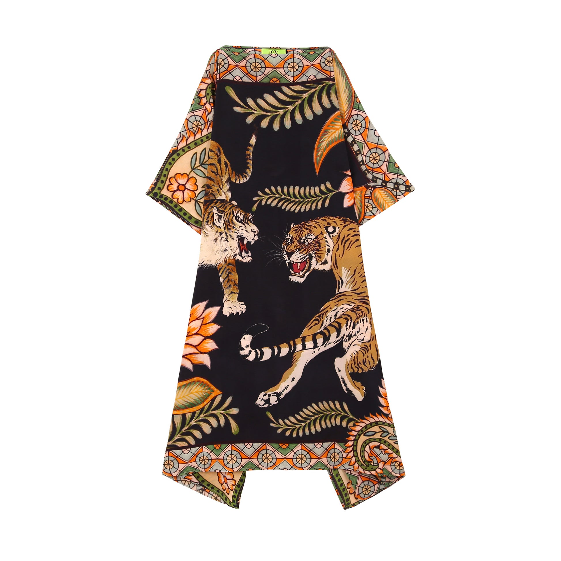 TIGER & JUNGLE SILK TUNIC