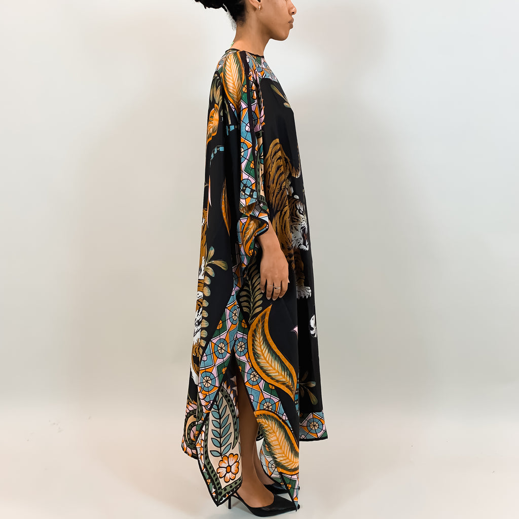 TIGER & JUNGLE SILK TUNIC