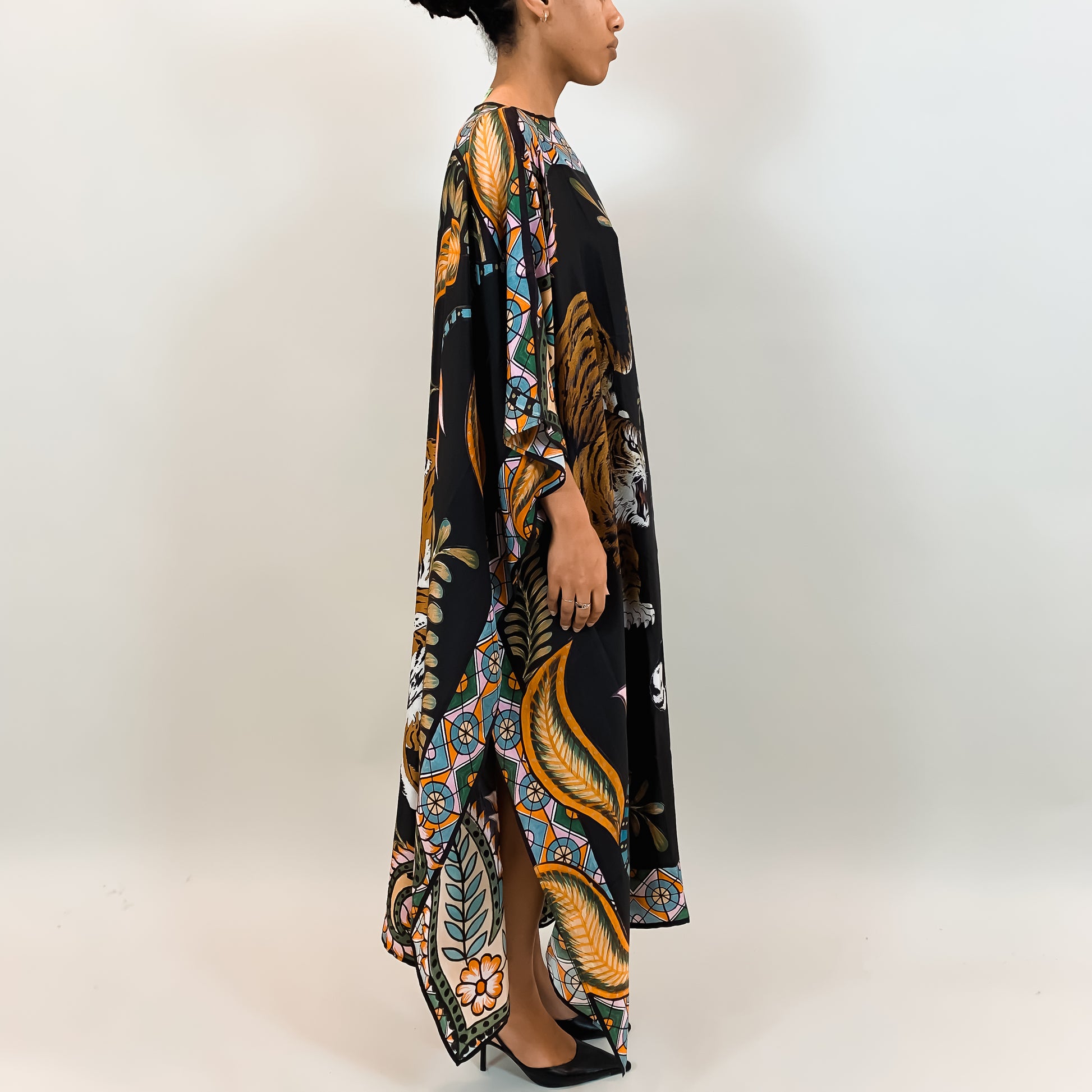 TIGER & JUNGLE SILK TUNIC