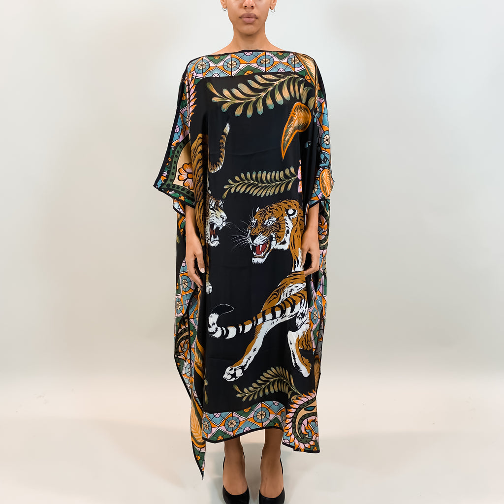 TIGER & JUNGLE SILK TUNIC