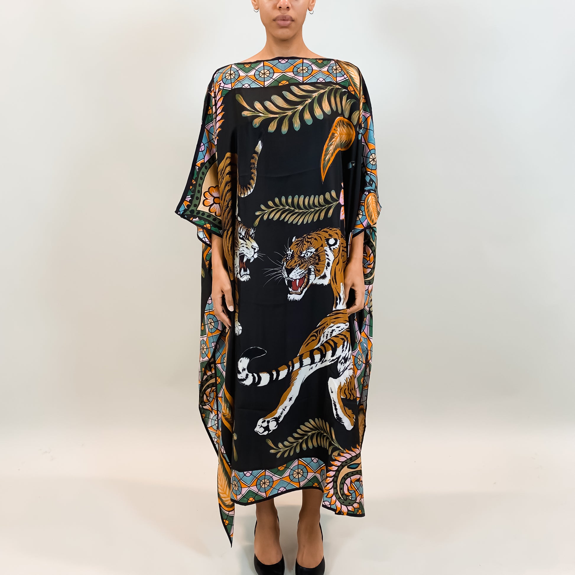 TIGER & JUNGLE SILK TUNIC