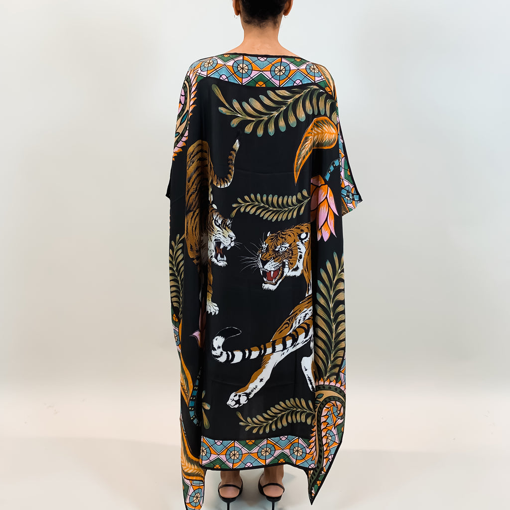 TIGER & JUNGLE SILK TUNIC