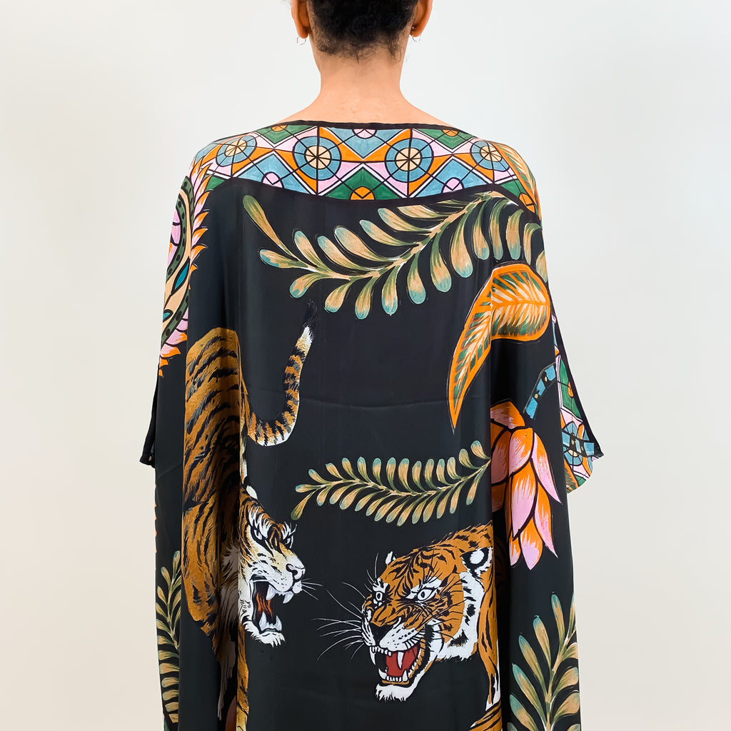 TIGER & JUNGLE SILK TUNIC