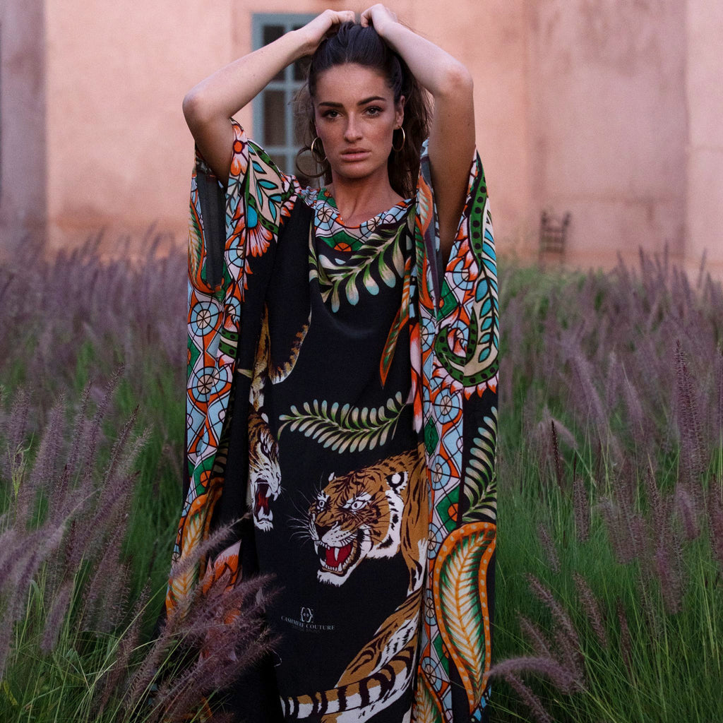 TIGER & JUNGLE SILK TUNIC