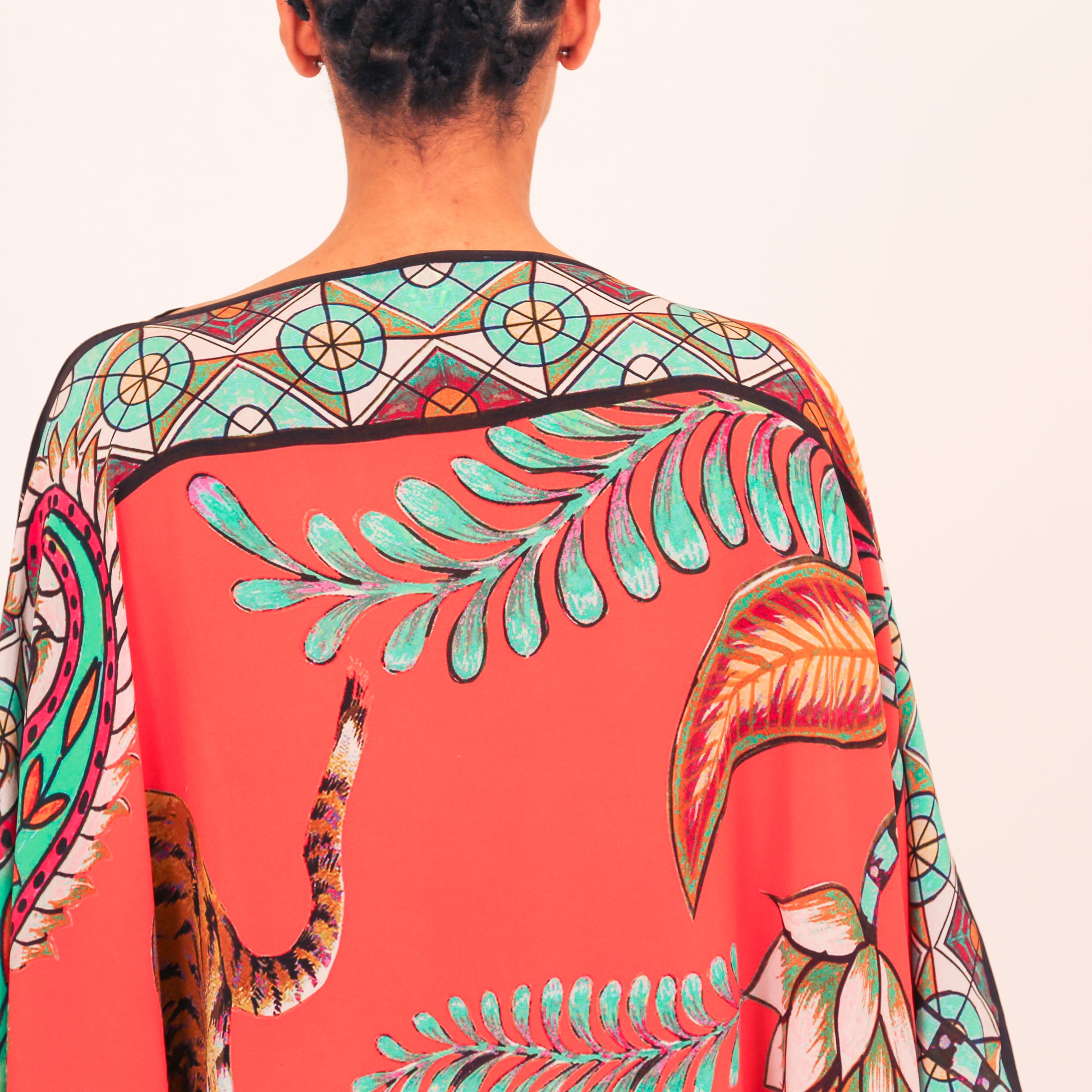 TIGER & JUNGLE SILK TUNIC