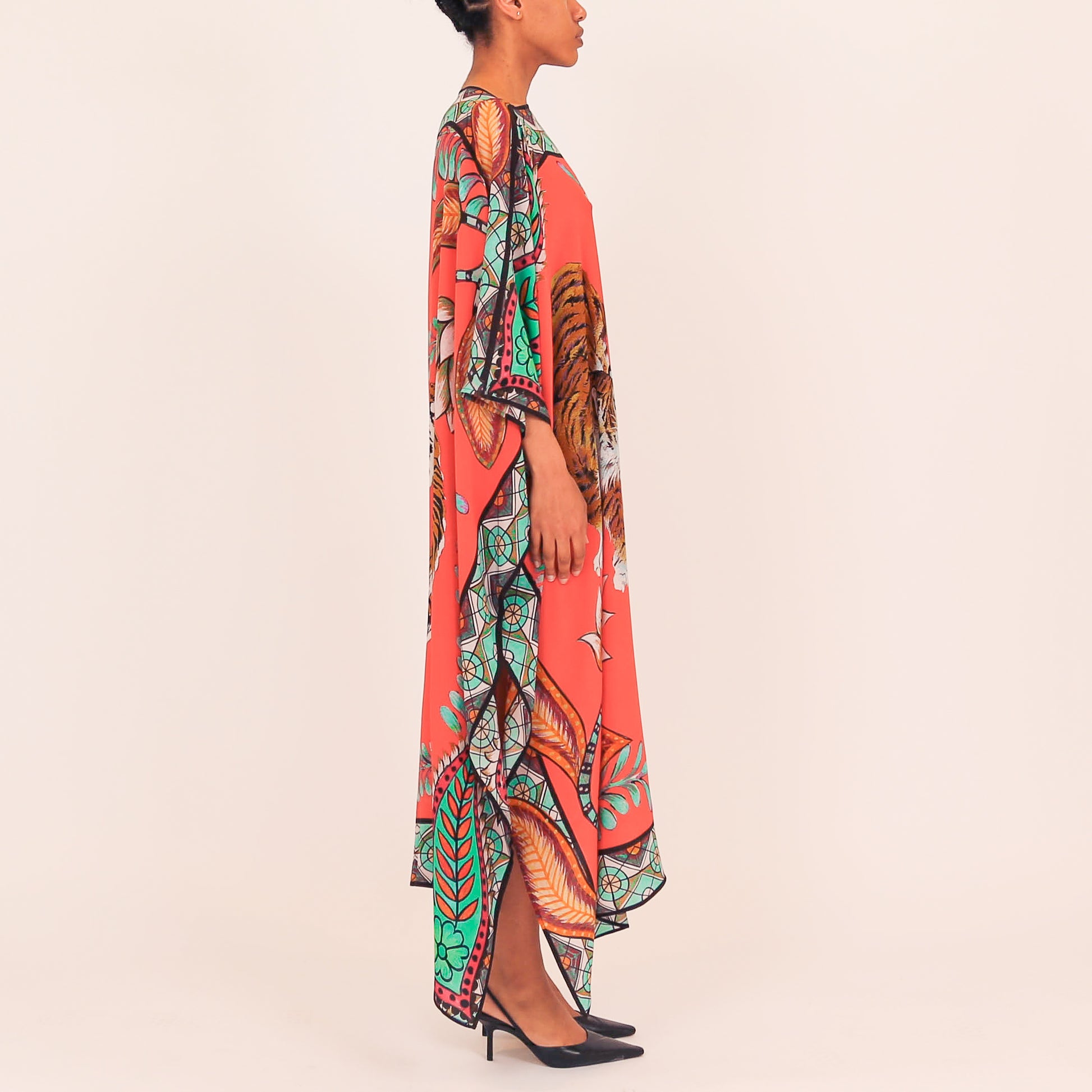 TIGER & JUNGLE SILK TUNIC