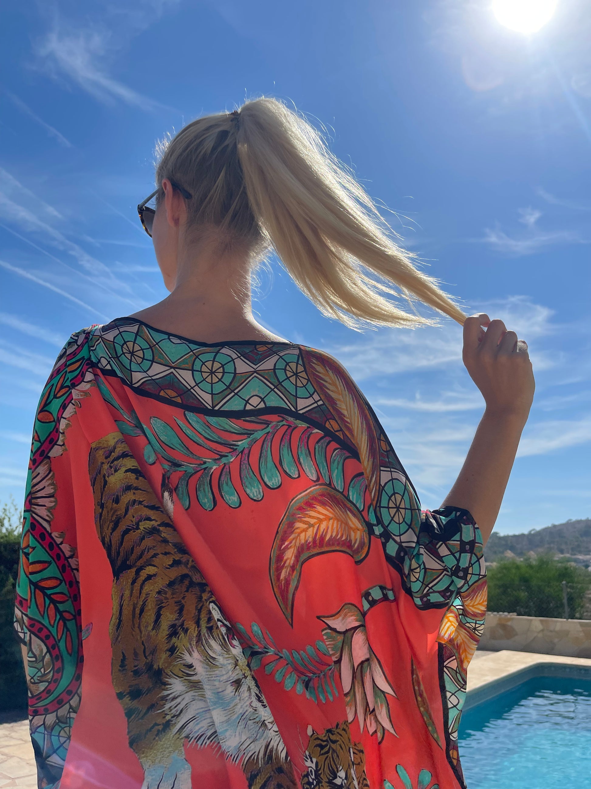 TIGER & JUNGLE SILK TUNIC