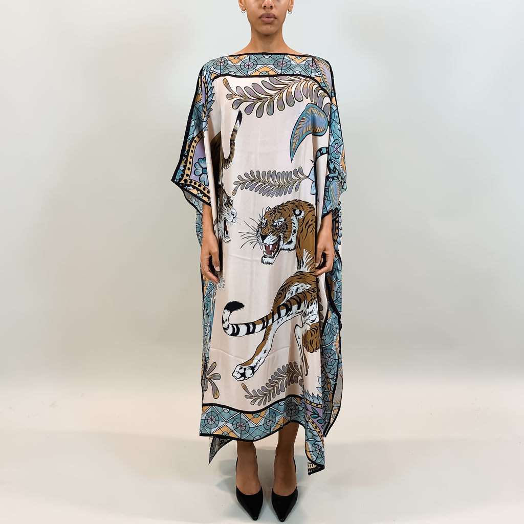 TIGER & JUNGLE SILK TUNIC