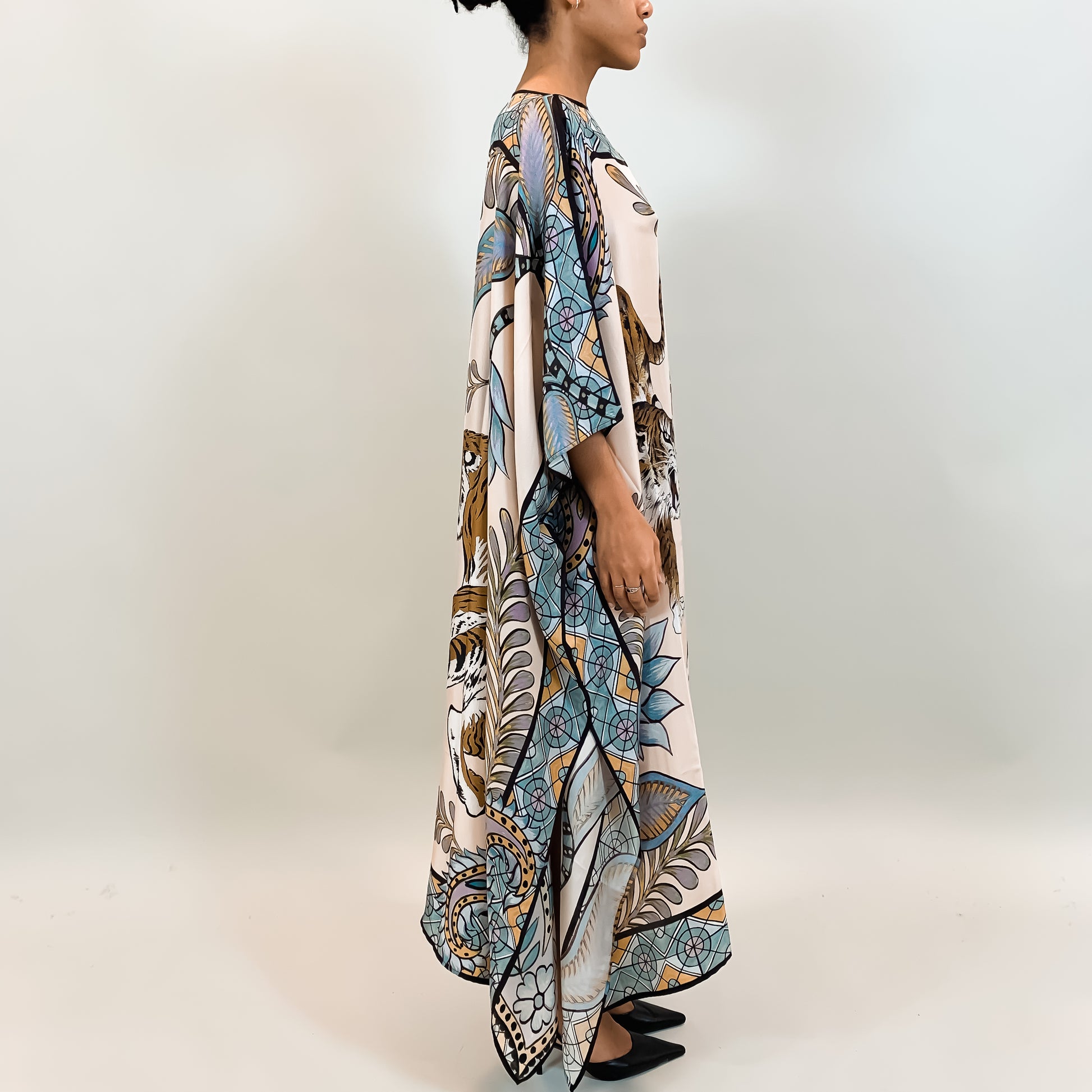 TIGER & JUNGLE SILK TUNIC