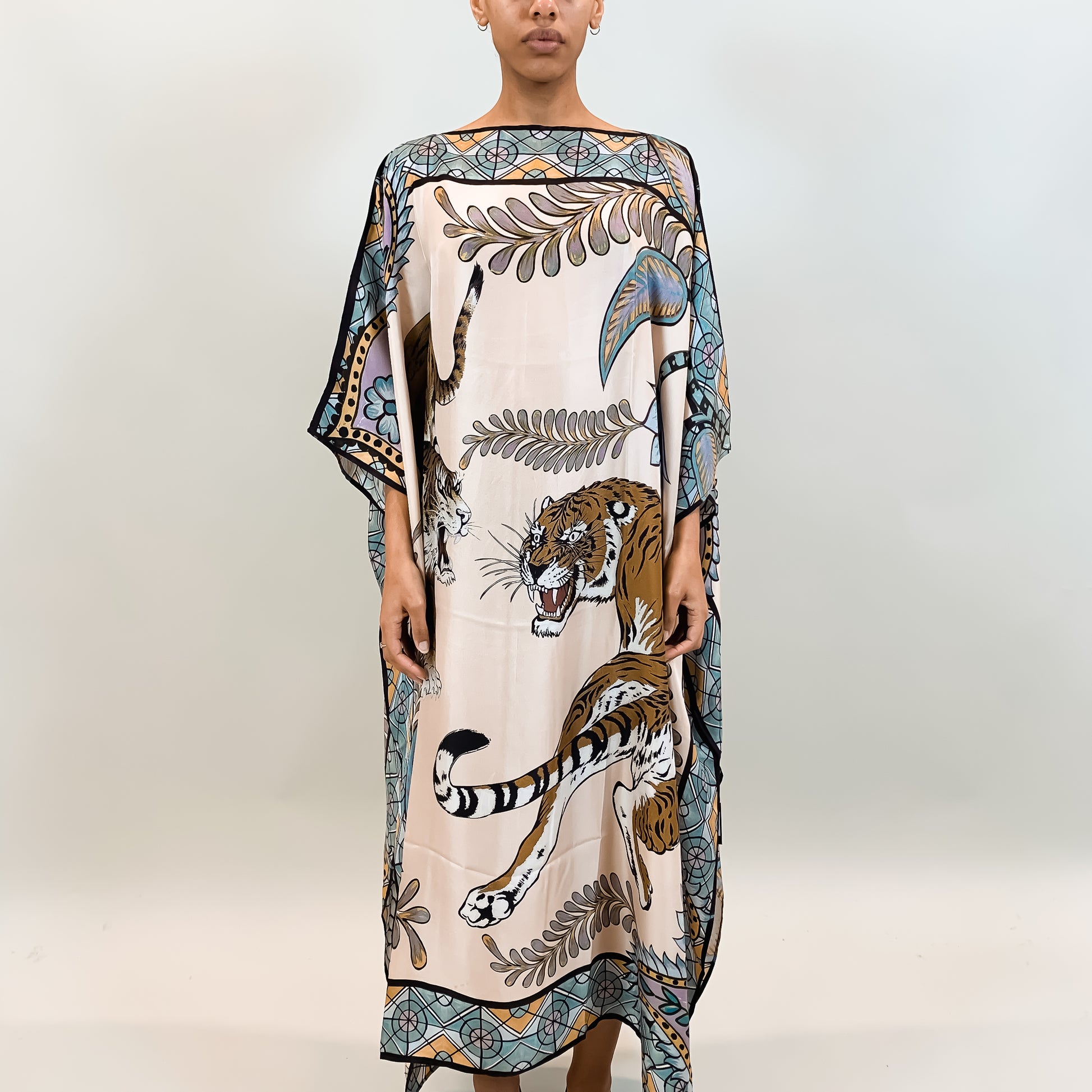 TIGER & JUNGLE SILK TUNIC
