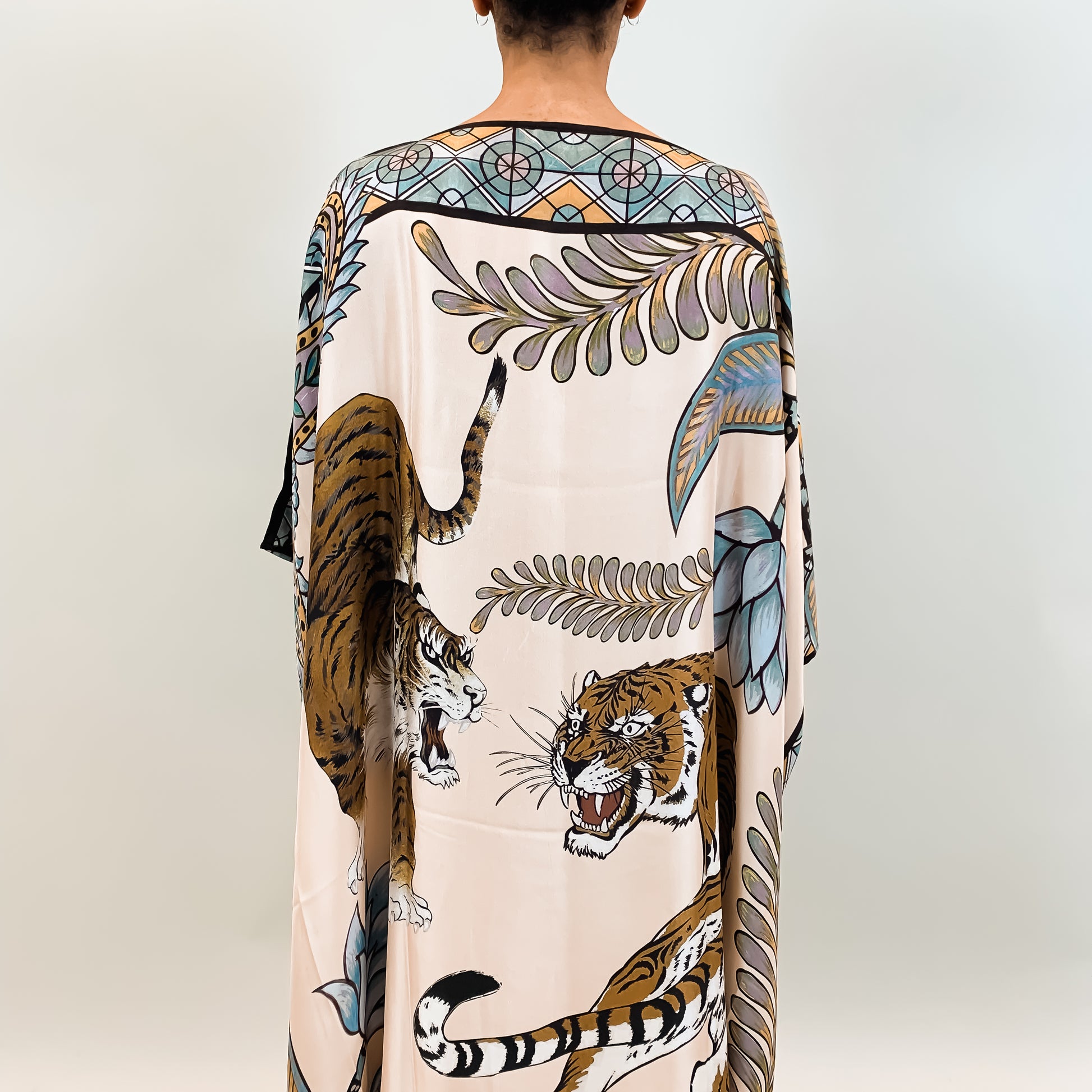 TIGER & JUNGLE SILK TUNIC