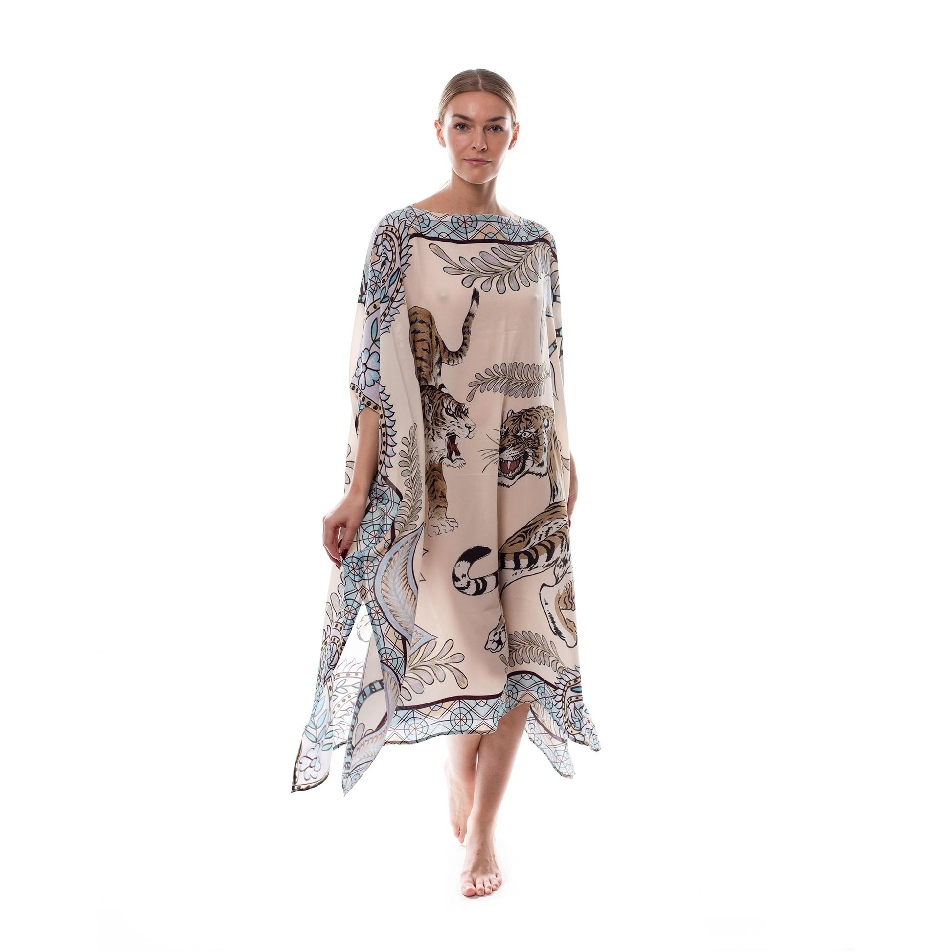 TIGER & JUNGLE SILK TUNIC